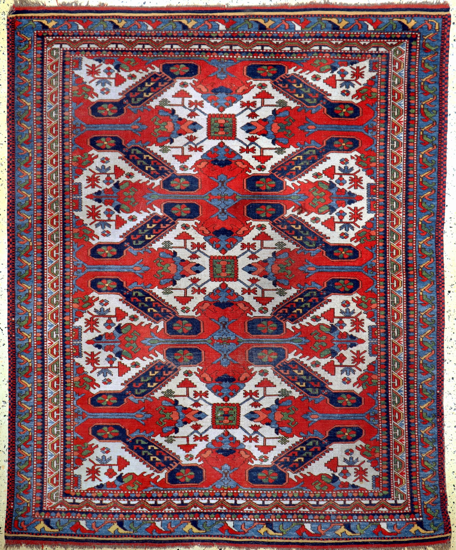 Kazak style#'Seychur#', Turkey, approx. 50 years, wool (1 of 7)