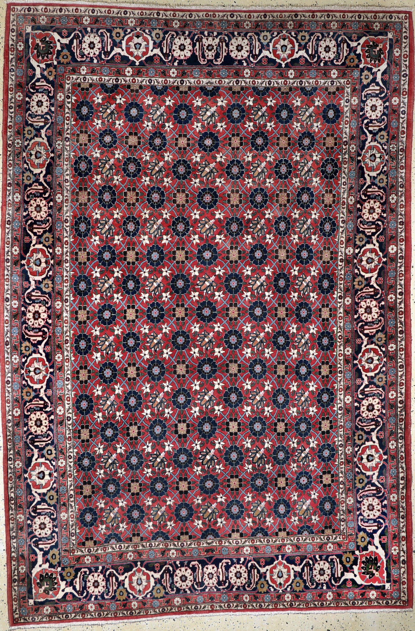 Weramin old, Persia, mid-20th century, wool oncotton (1 of 8)