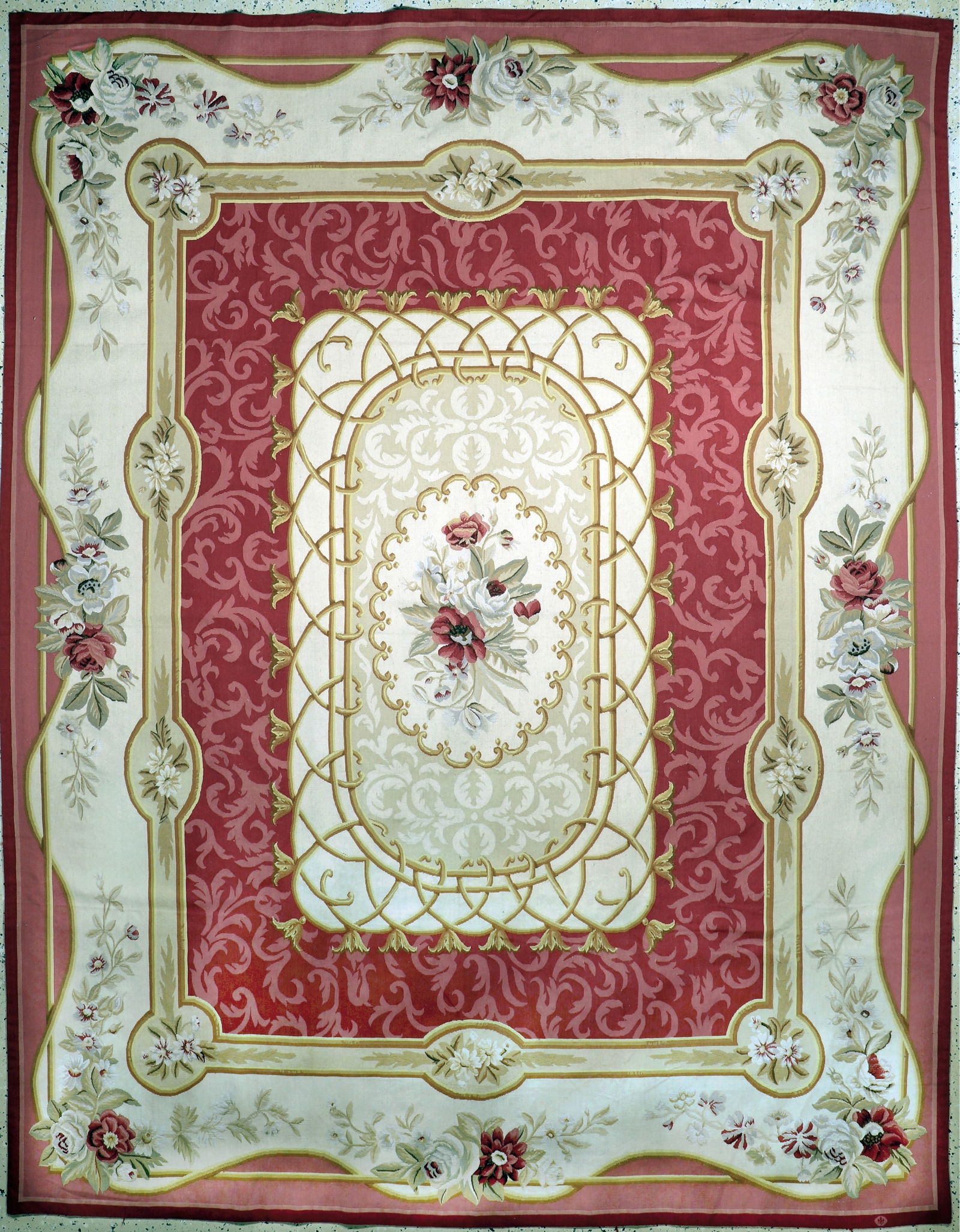 Aubusson#'flatwoven#', China, late 20th century (1 of 8)