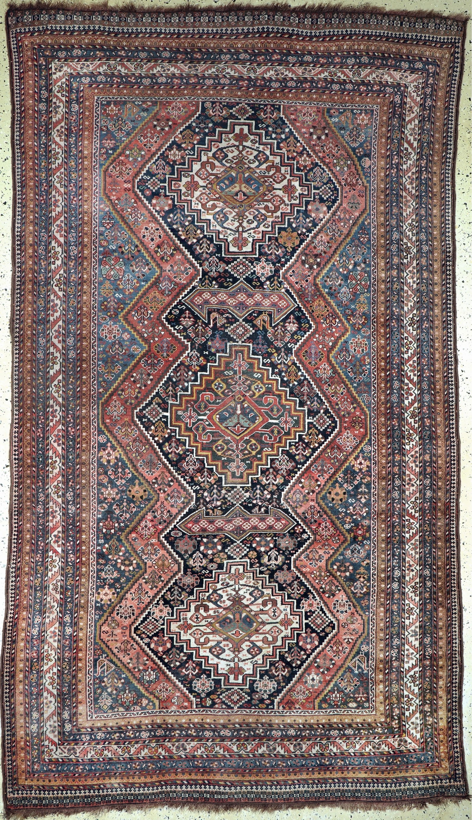 Ghashgai fine antique, Persia, 19th century, wool on (1 of 8)