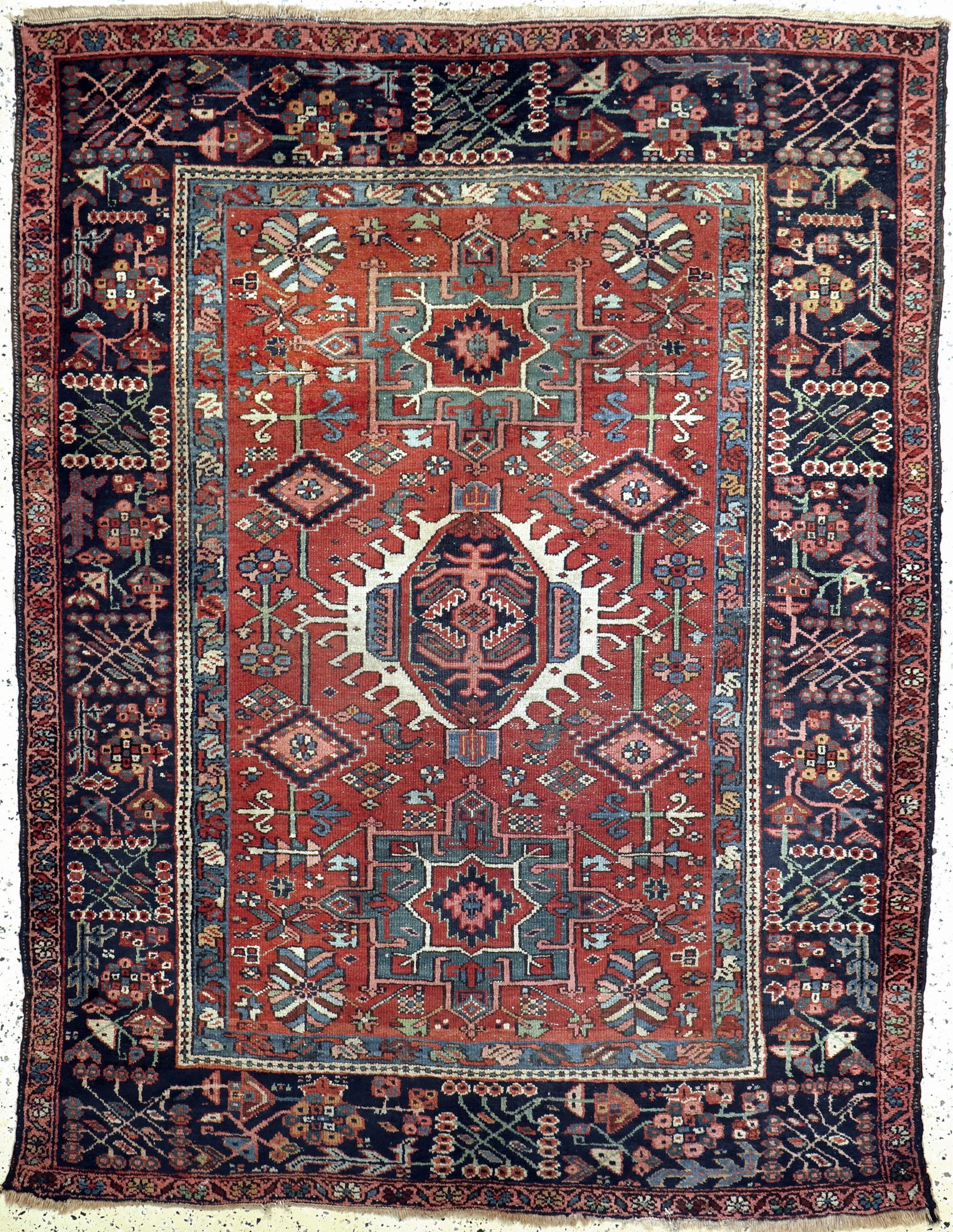 Garadjeh old, Persia, early 20th century, woolon cotton (1 of 6)