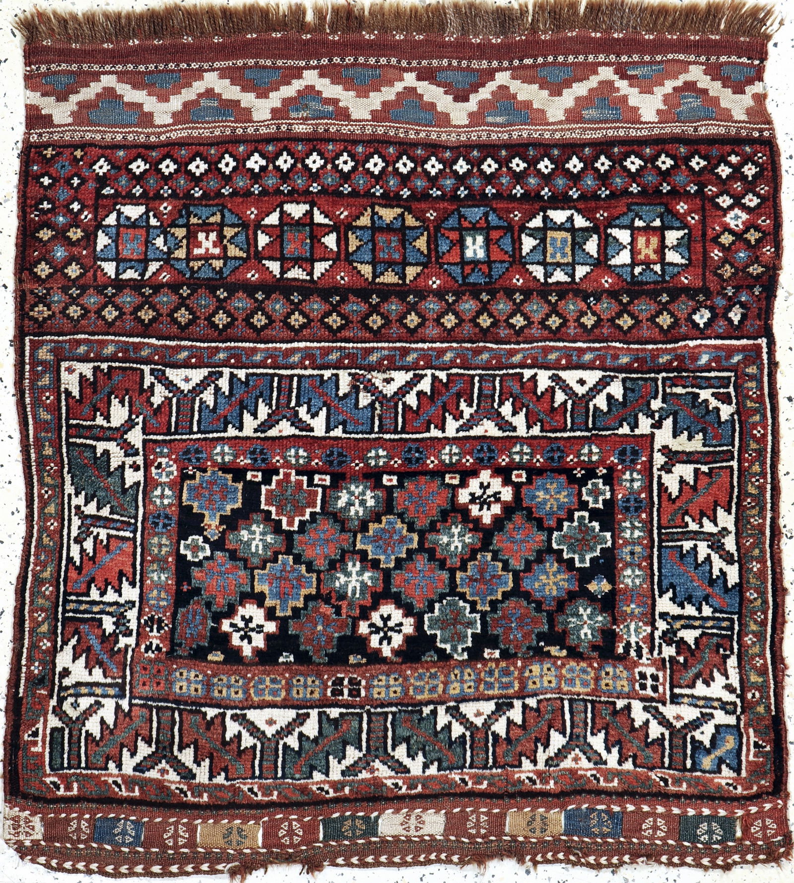 Weramin#'bag face#'antique, Persia, around 1900, wool (1 of 5)
