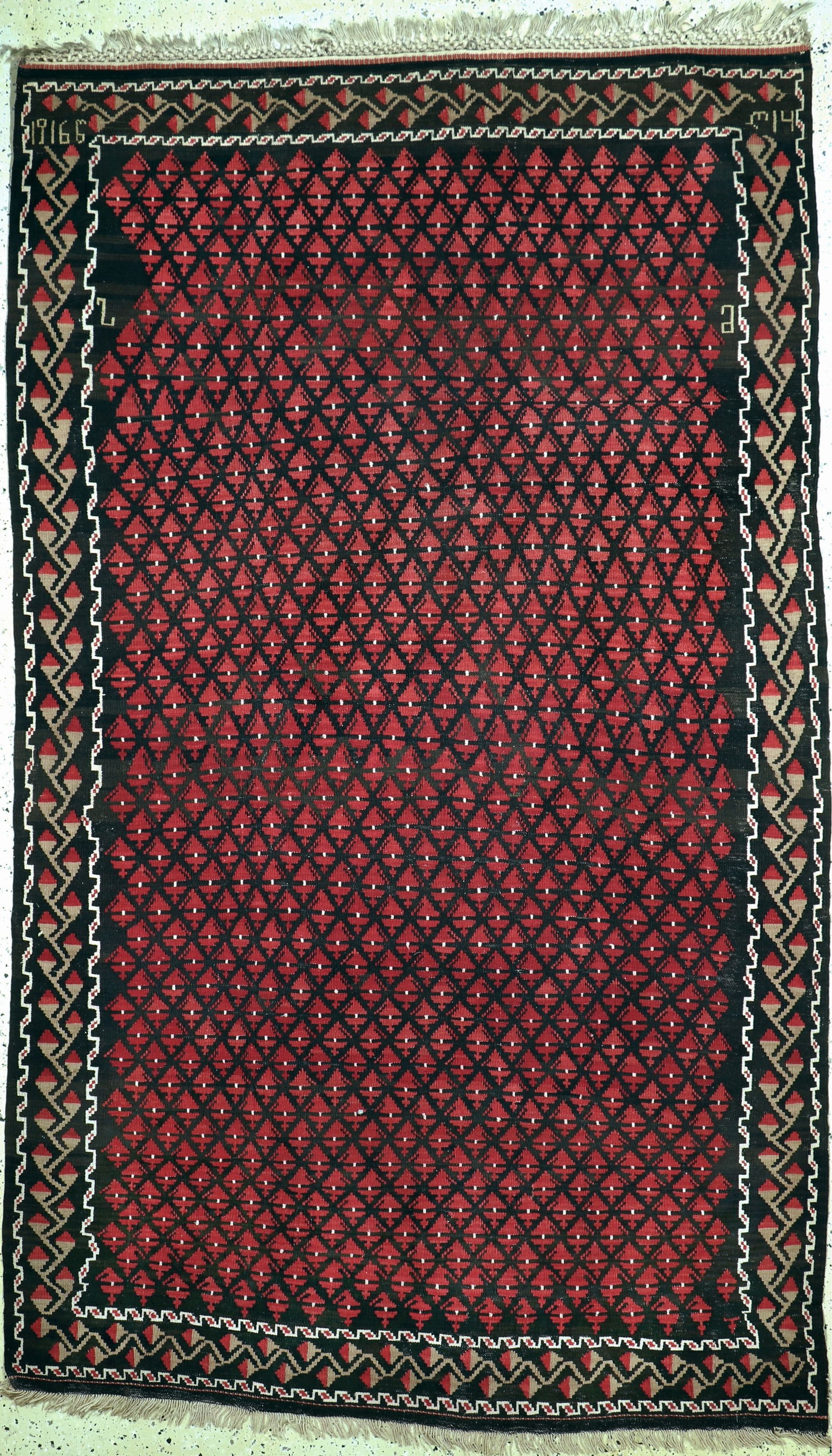 Karabagh Kilim, Caucasus, approx. dated 1916 years, wool (1 of 7)