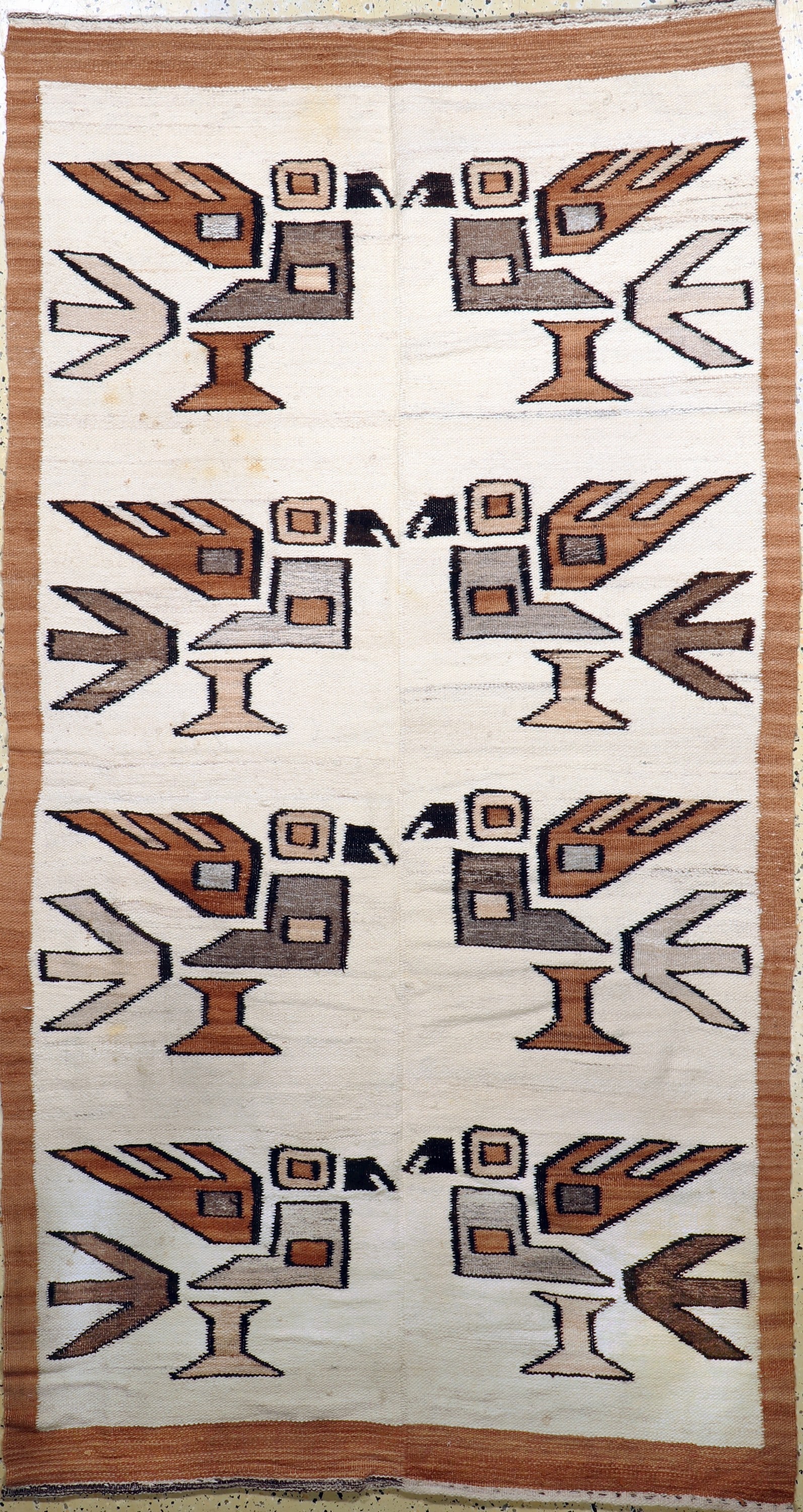 South American Kilim, early 20th century, woolon wool (1 of 6)