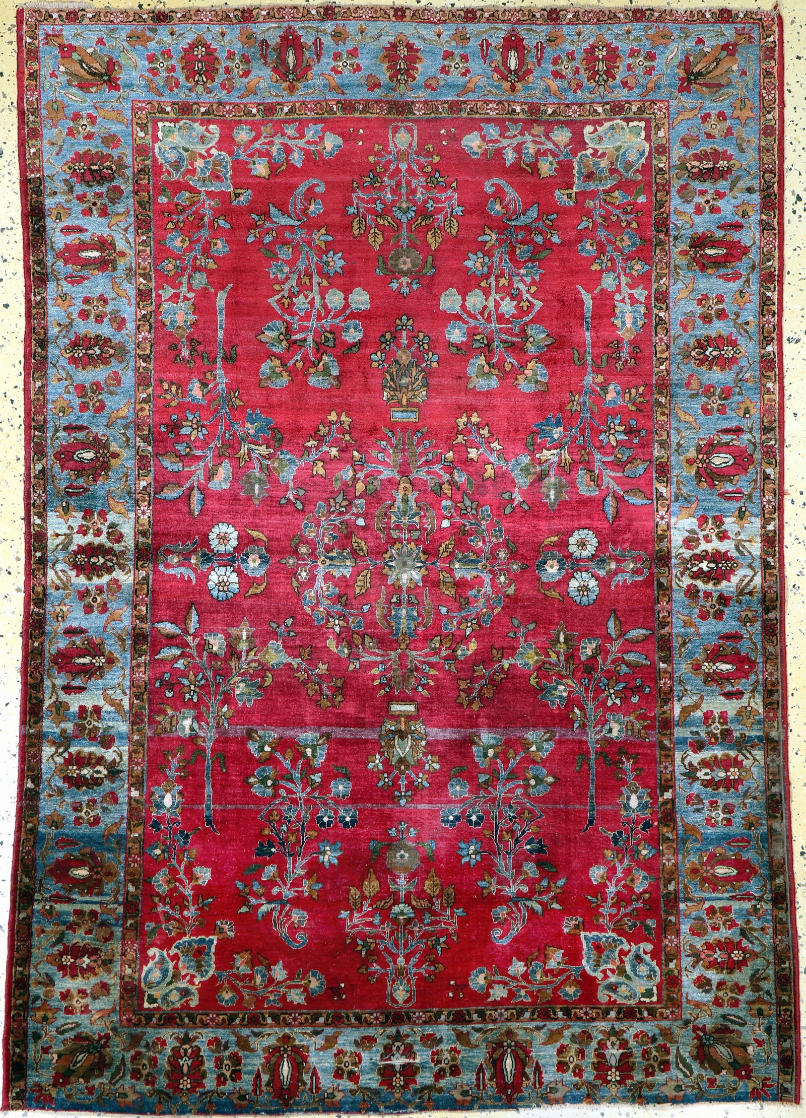 Kashan silk antique, Persia, 19. century, purenatural (1 of 11)