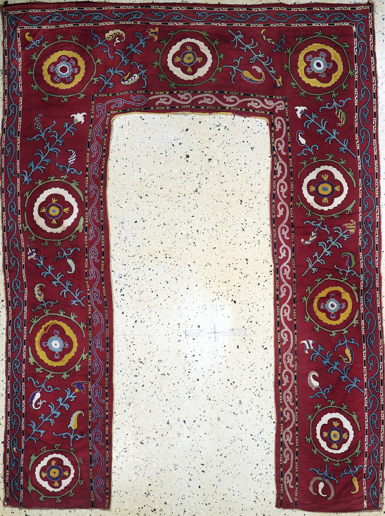 Susani # 'Kapunuk #', Uzbekistan, Around 1900,silk (1 of 5)