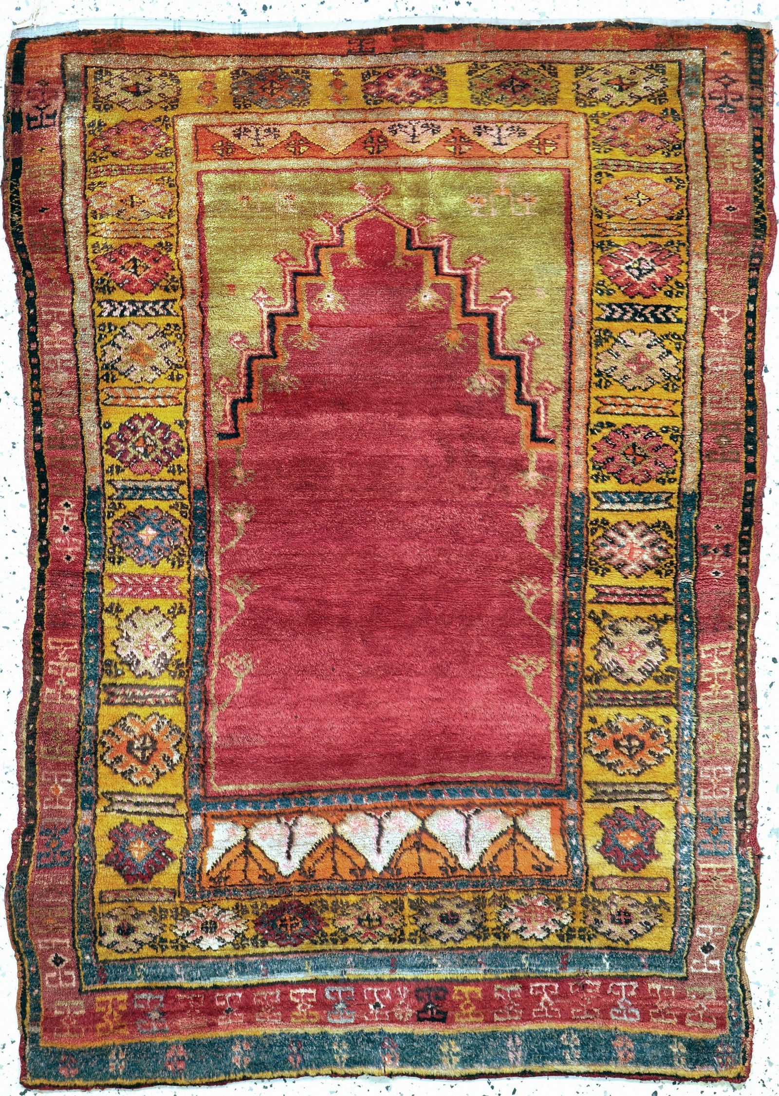 Antique Melas, Turkey, around 1900, wool on wool (1 of 6)
