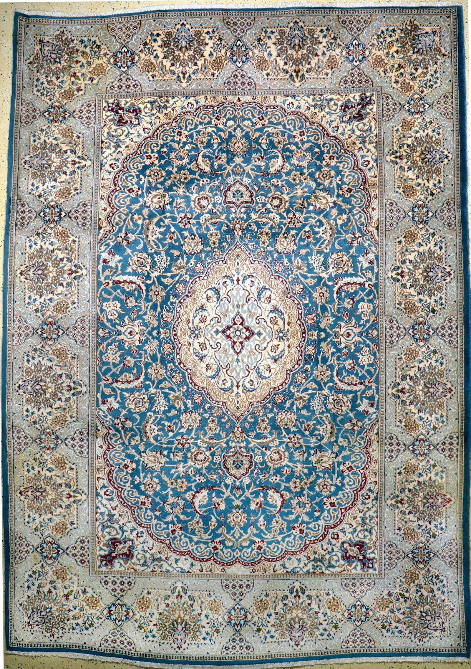 Nain, Persia, late 20th century, wool on cotton (1 of 8)