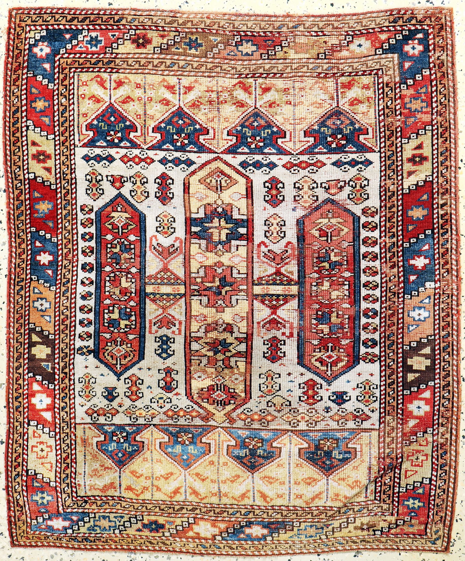 Melas antique, Turkey, 19th century, wool on wool (1 of 6)