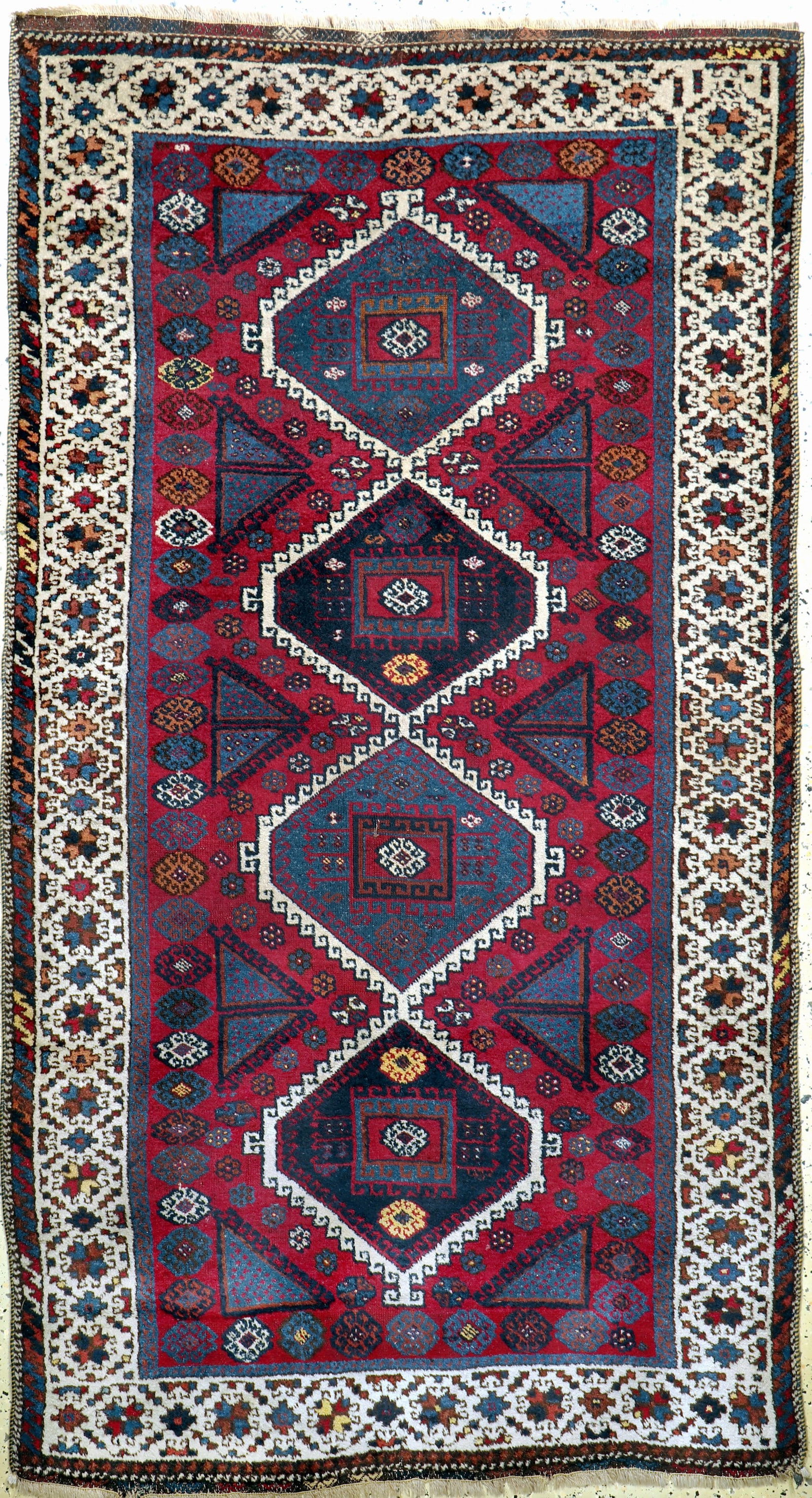 Yueruek antique, Turkey, around 1900, wool on wool: Yueruek antique, Turkey, around 1900, wool on wool, approx. 230 x 125 cm, condition: 3. Rugs, Carpets & Flatweaves