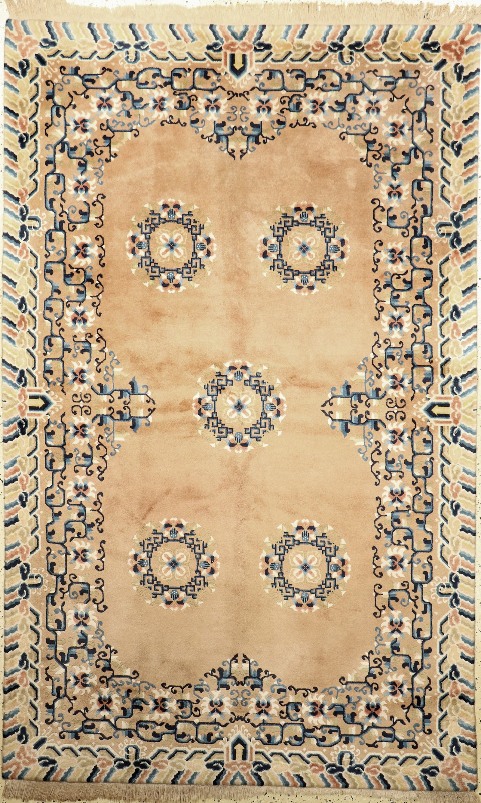 Peking, China, late 20th century, wool on cotton (1 of 8)