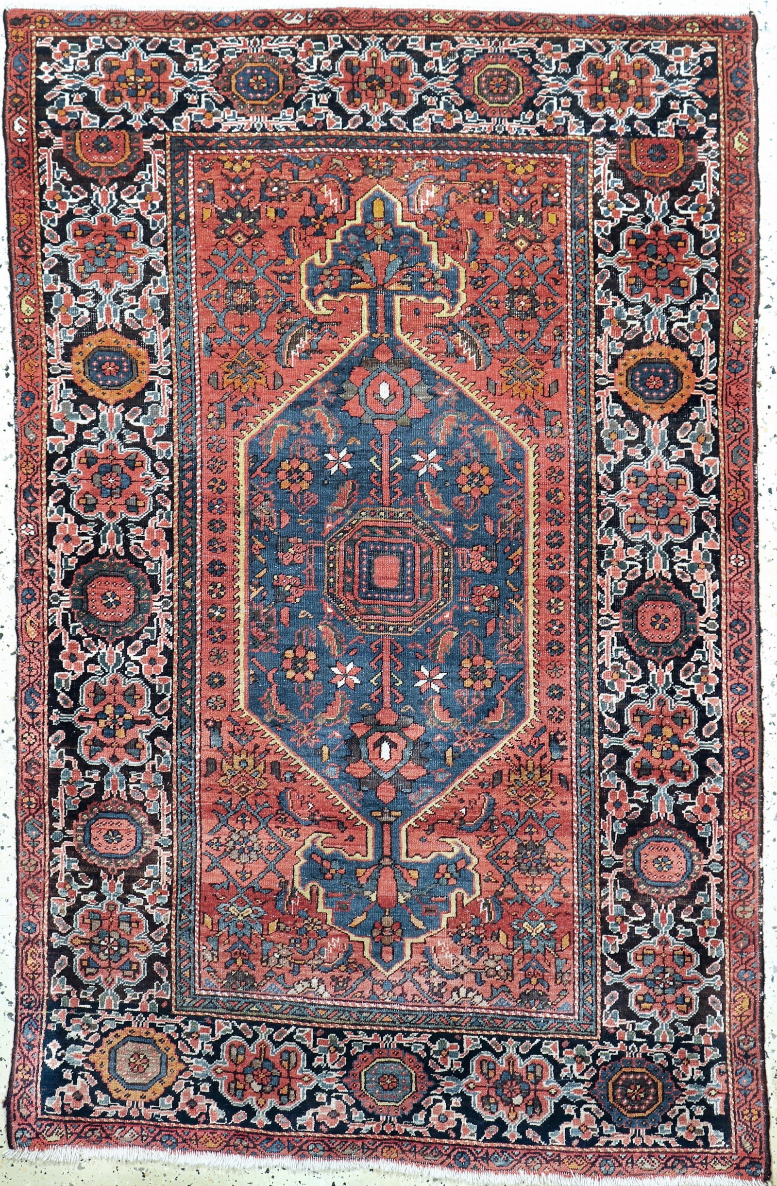 Gholtogh old, Persia, early 20th century, woolon cotton: Gholtogh old, Persia, early 20th century, woolon cotton, approx. 167 x 110 cm, condition: 3.Rugs Carpets & Flatweaves condition Overall condition 1 almost perfect condition or as good as new. 2 slight