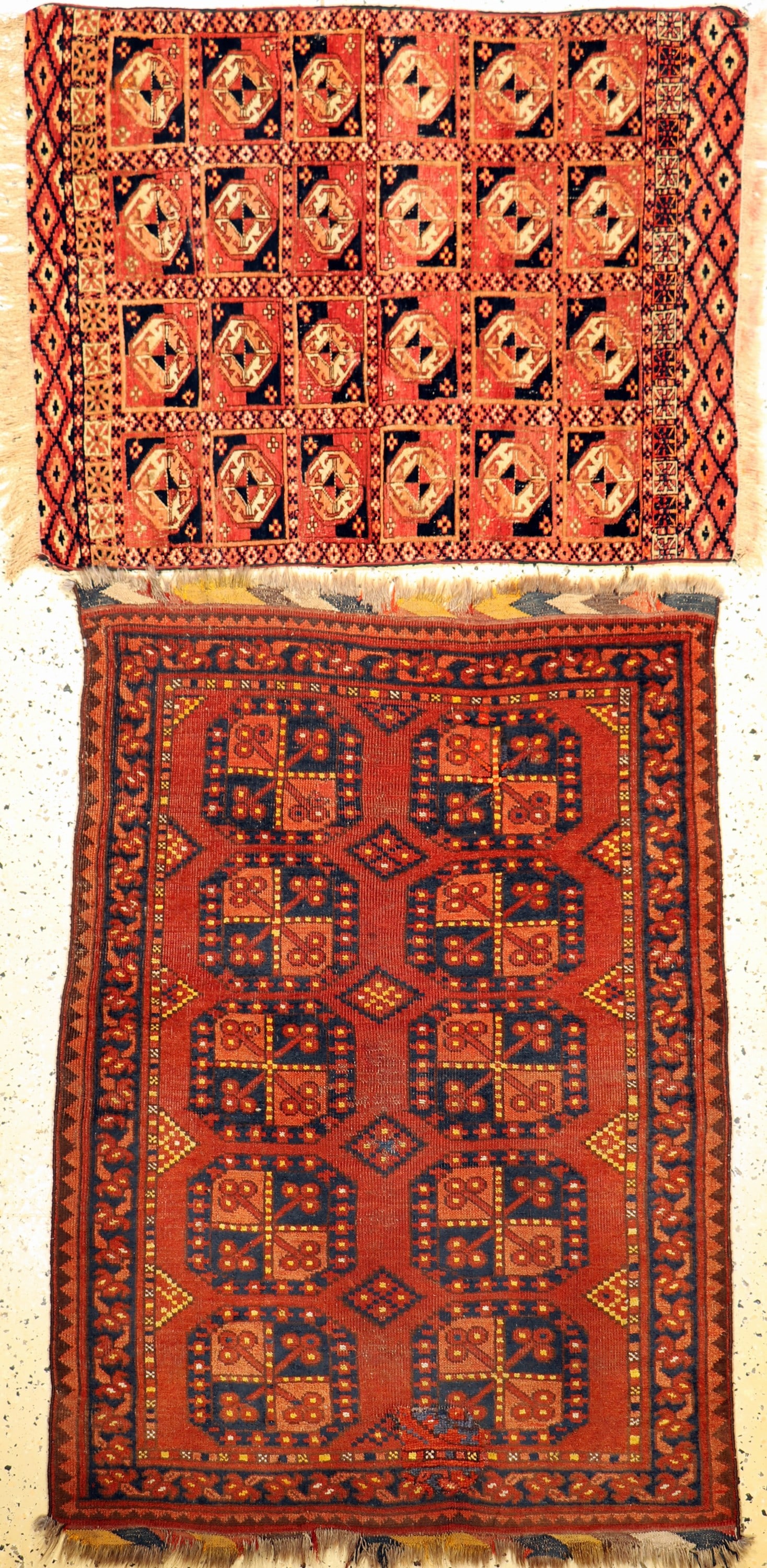 2 antique # 'herd carpets #', Turkmenistan, 19th (1 of 6)