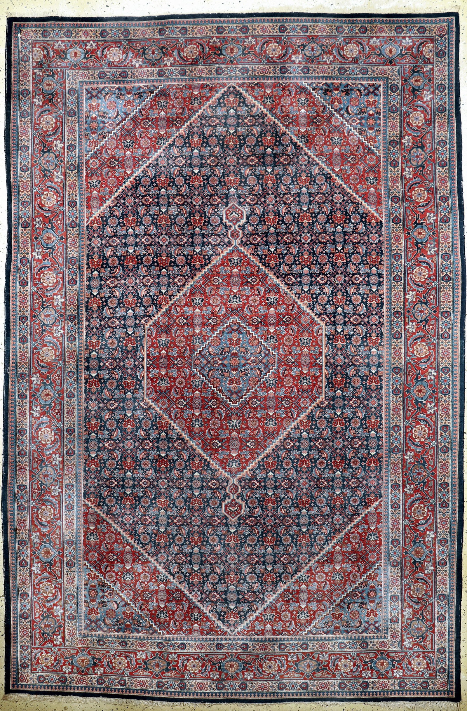 Tabriz old, Persia, early 20th century, wool on cotton: Tabriz old, Persia, early 20th century, wool on cotton, approx. 366 x 242 cm, condition: 3.Rugs, Carpets and Flatweaves