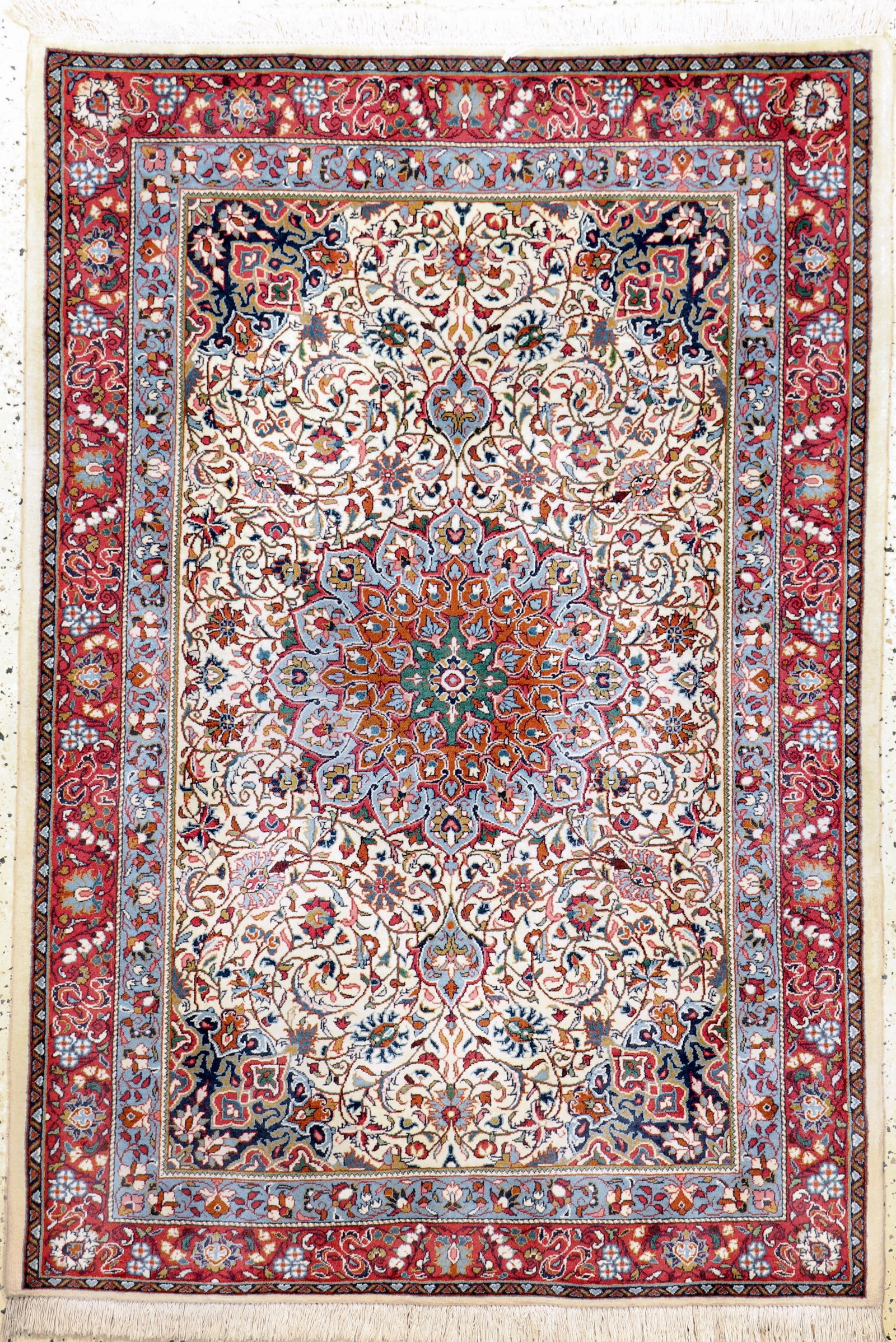 Djosan fine, Persia, mid 20th century, corkwool on: Djosan fine, Persia, mid 20th century, corkwool on cotton, approx. 151 x 103 cm, condition: 1-2. Rugs, Carpets and Flatweaves
