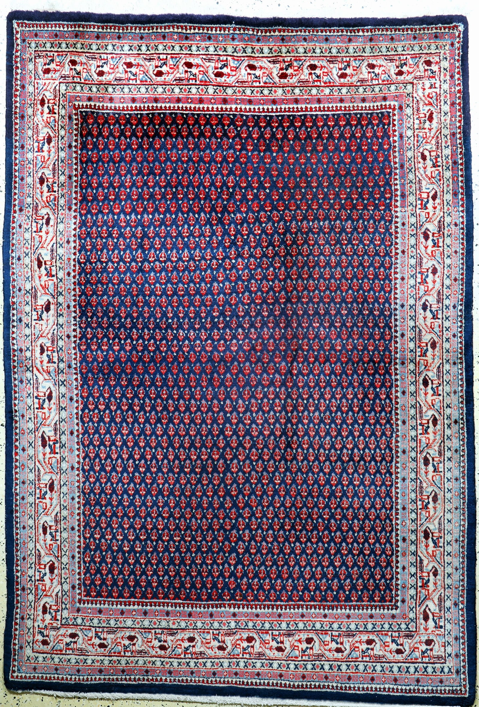 Saruk Mir, Persia, mid -20th century, wool on cotton: Saruk Mir, Persia, mid -20th century, wool on cotton, approx. 242 x 170 cm, condition: 2. Rugs, Carpets & Flatweaves
