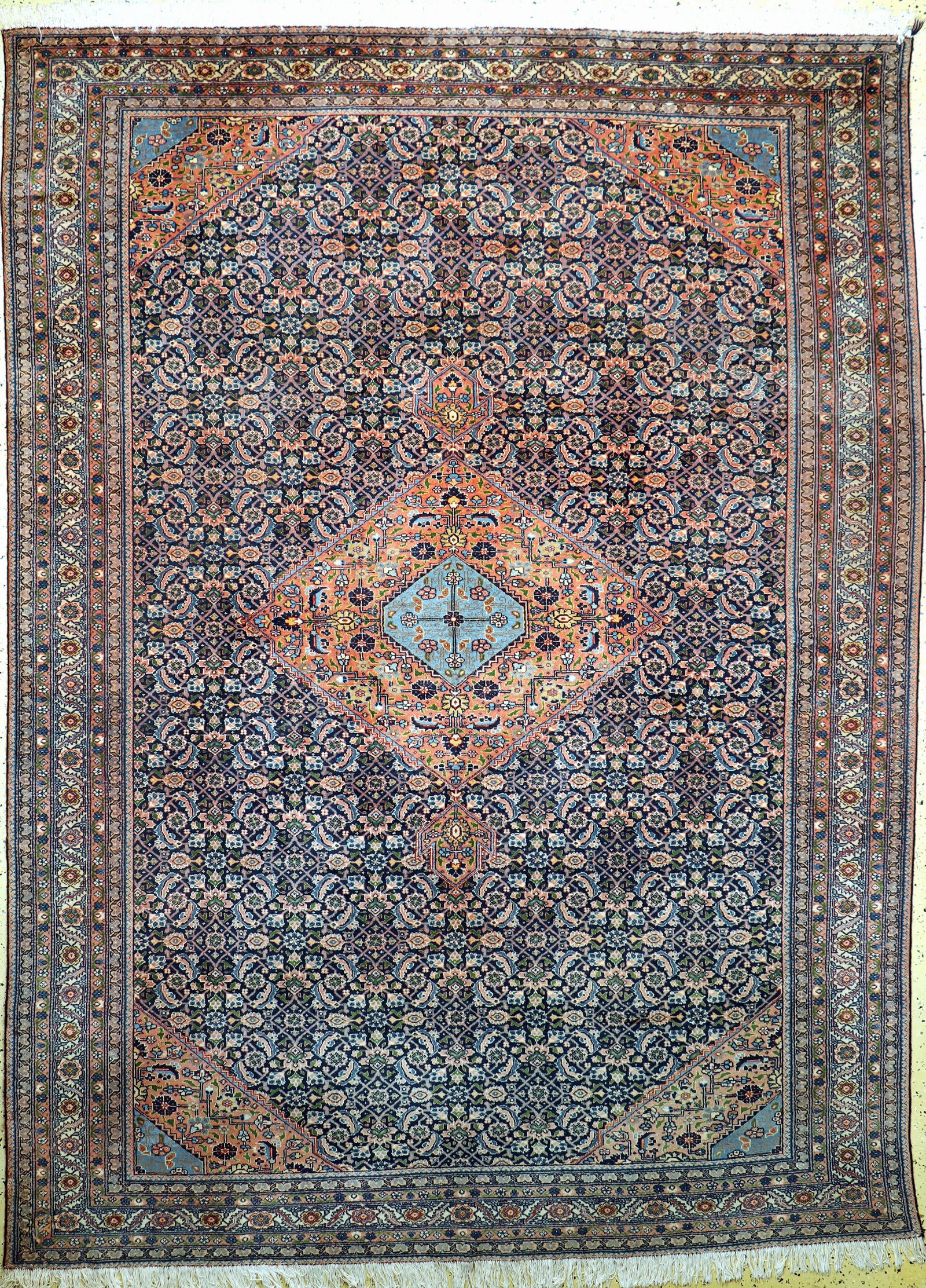 Ardebil antique, Persia, around 1900, wool on cotton (1 of 9)
