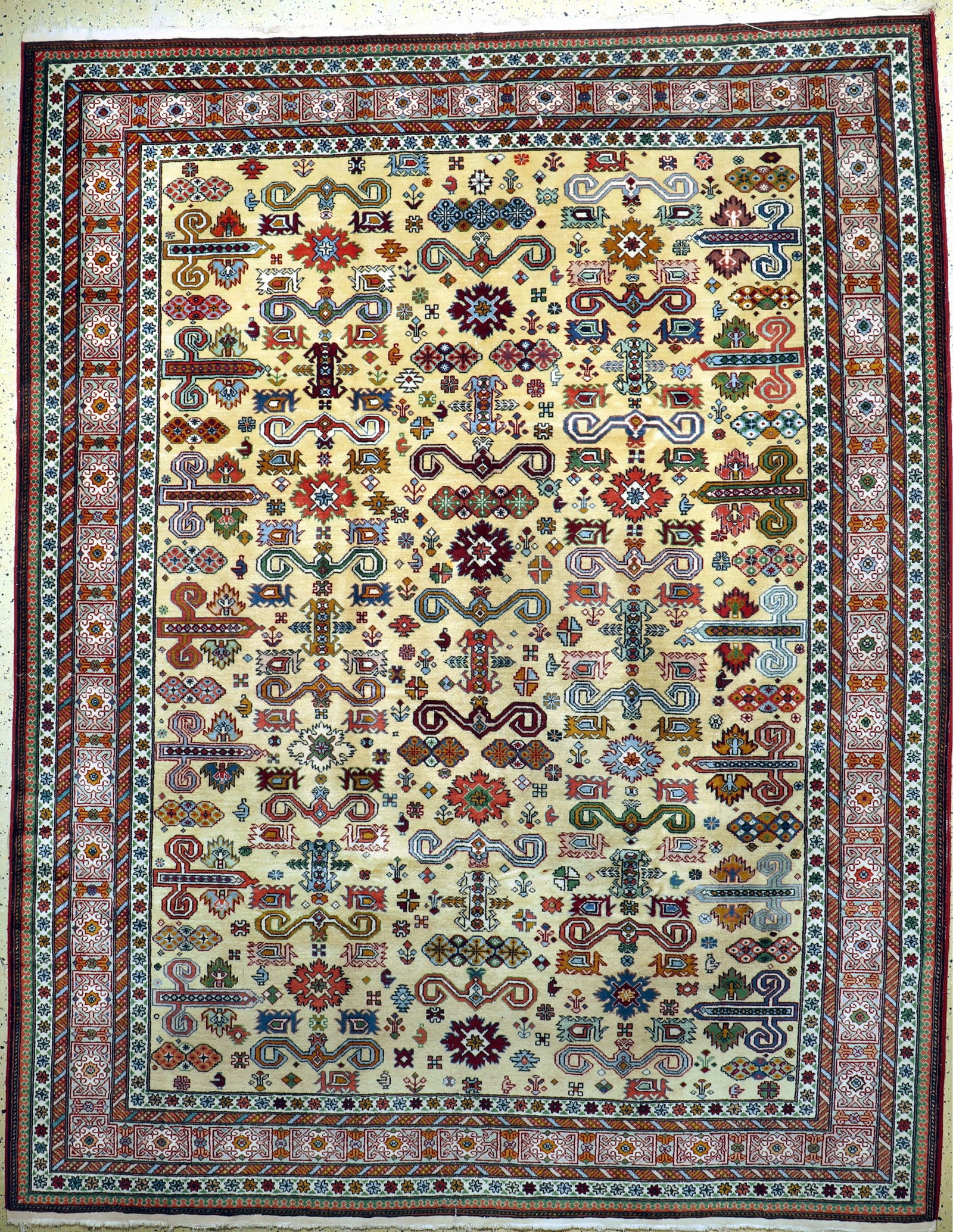 Schirwan, Russia, mid -20th century, wool on cotton (1 of 9)