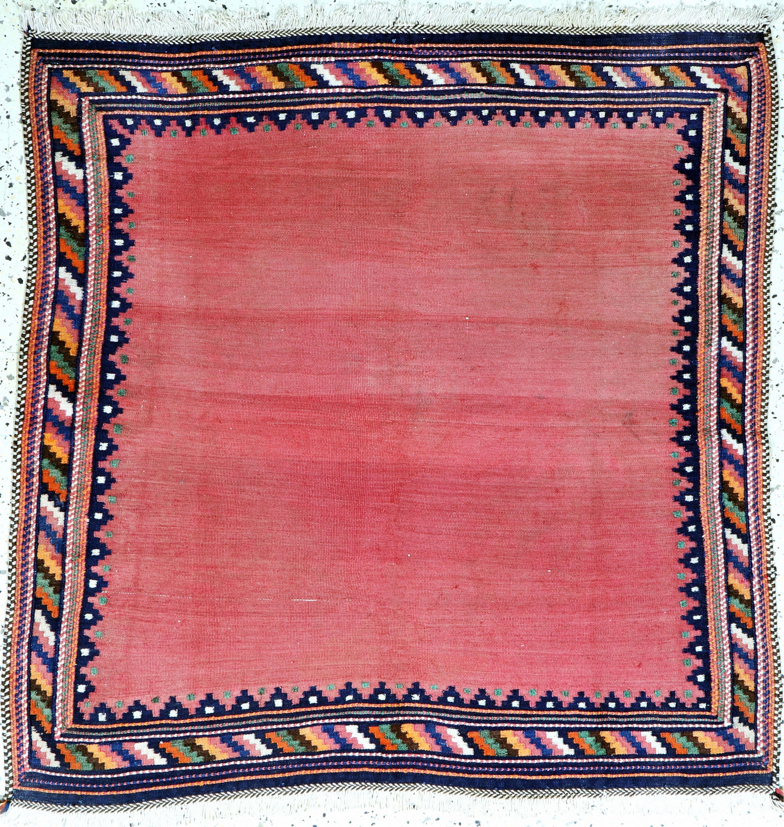 Afshar # 'Sofrh #' antique, Persia, around 1900, wool (1 of 5)