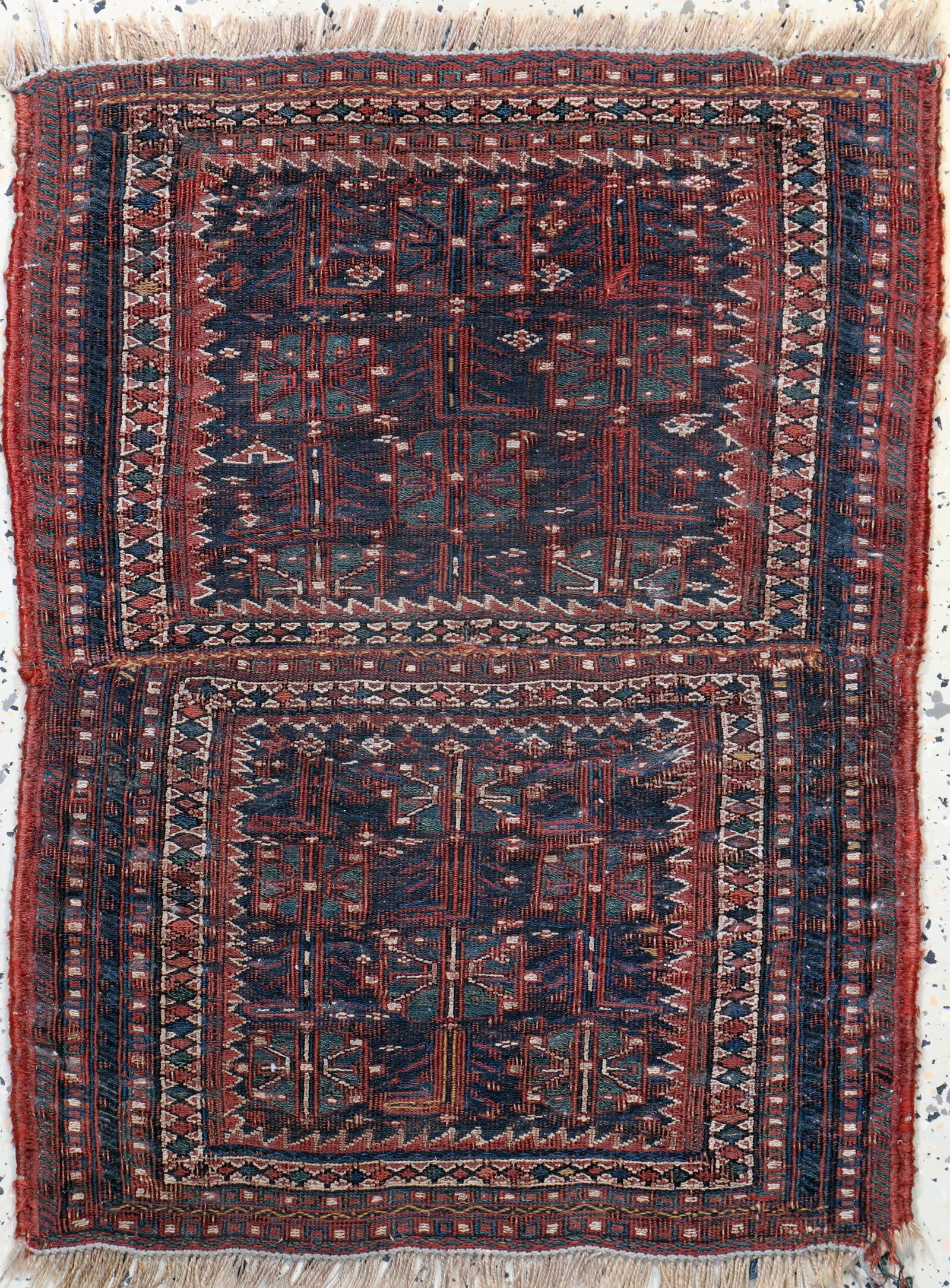 Sumakh bag face, Shahsawan, Persia, 19th century (1 of 4)