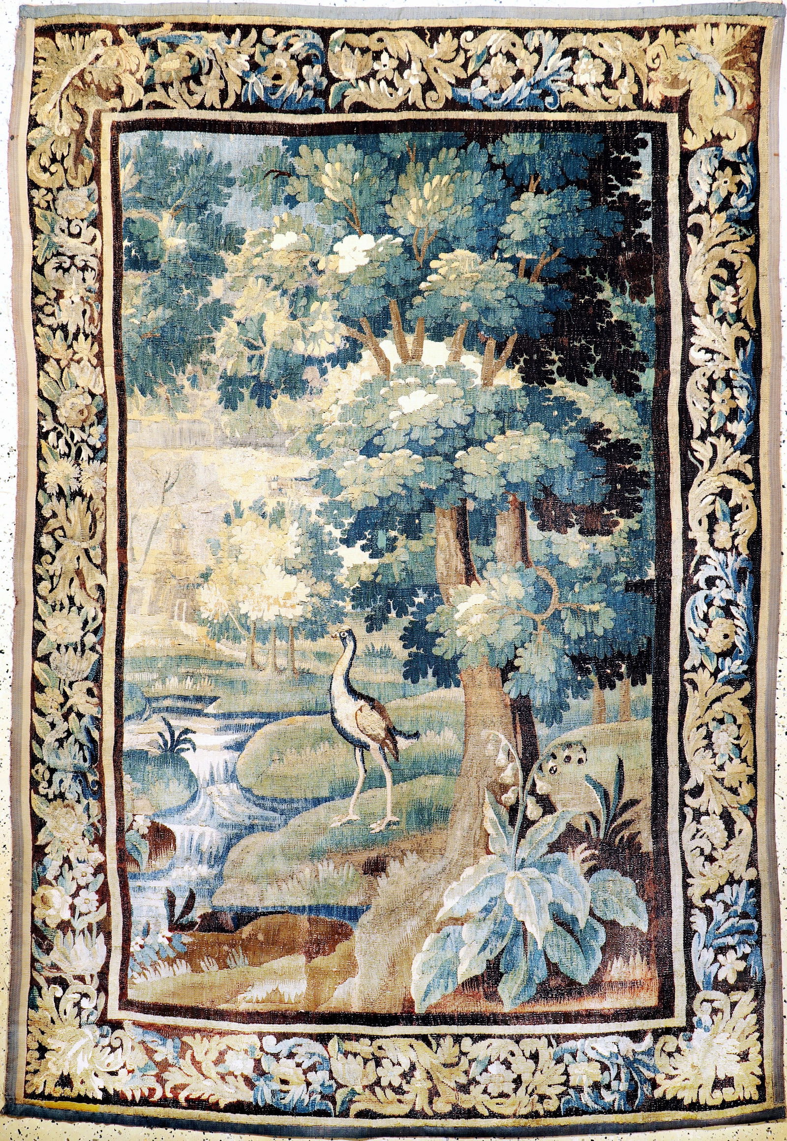 Tapestry antique, Flanders, 19th Century, woolon wool (1 of 8)