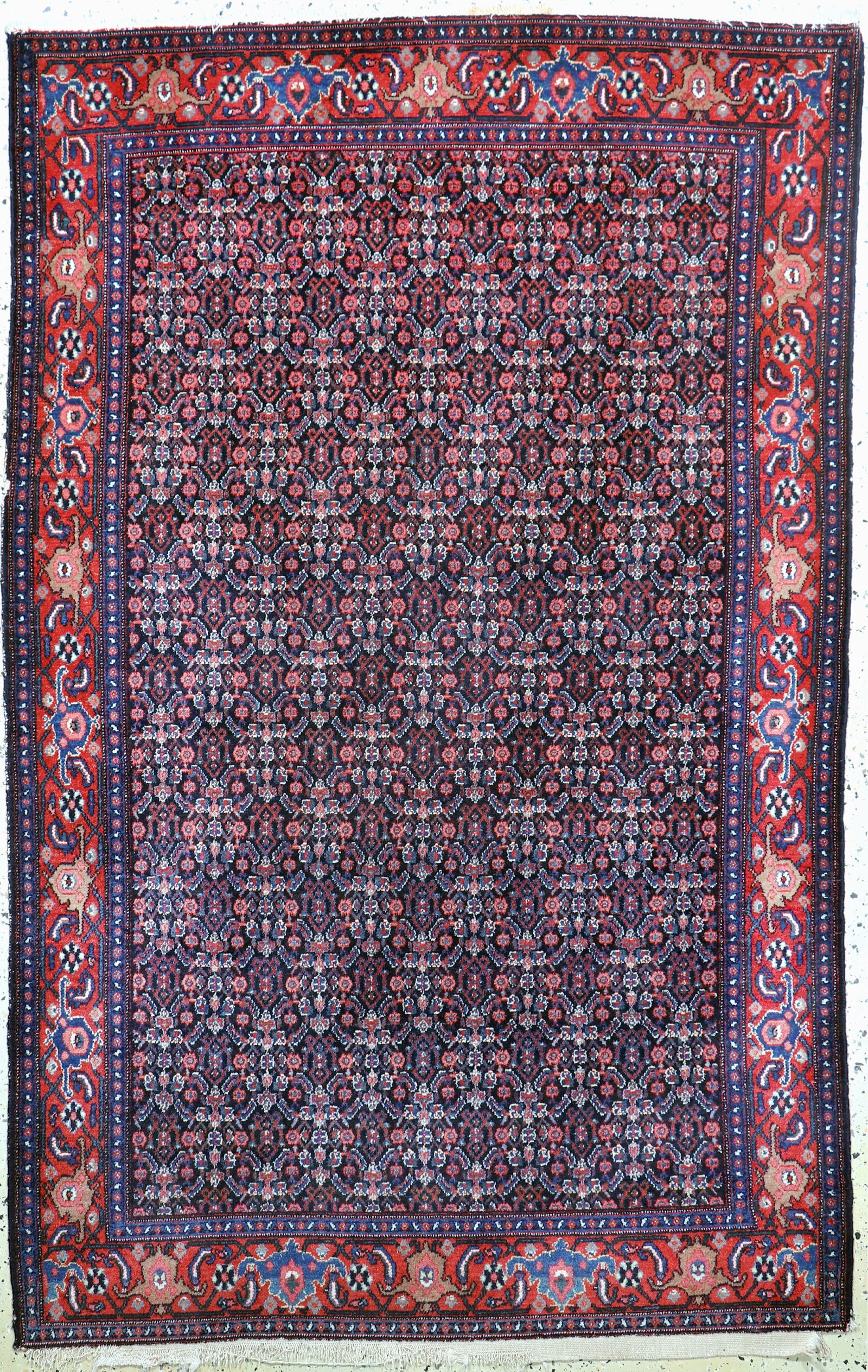 Senneh antique, Persia, around 1900, wool on cotton: Senneh antique, Persia, around 1900, wool on cotton, approx. 206 x 132 cm, condition: 2, (slightly damaged). Rugs, Carpets & Flatweaves