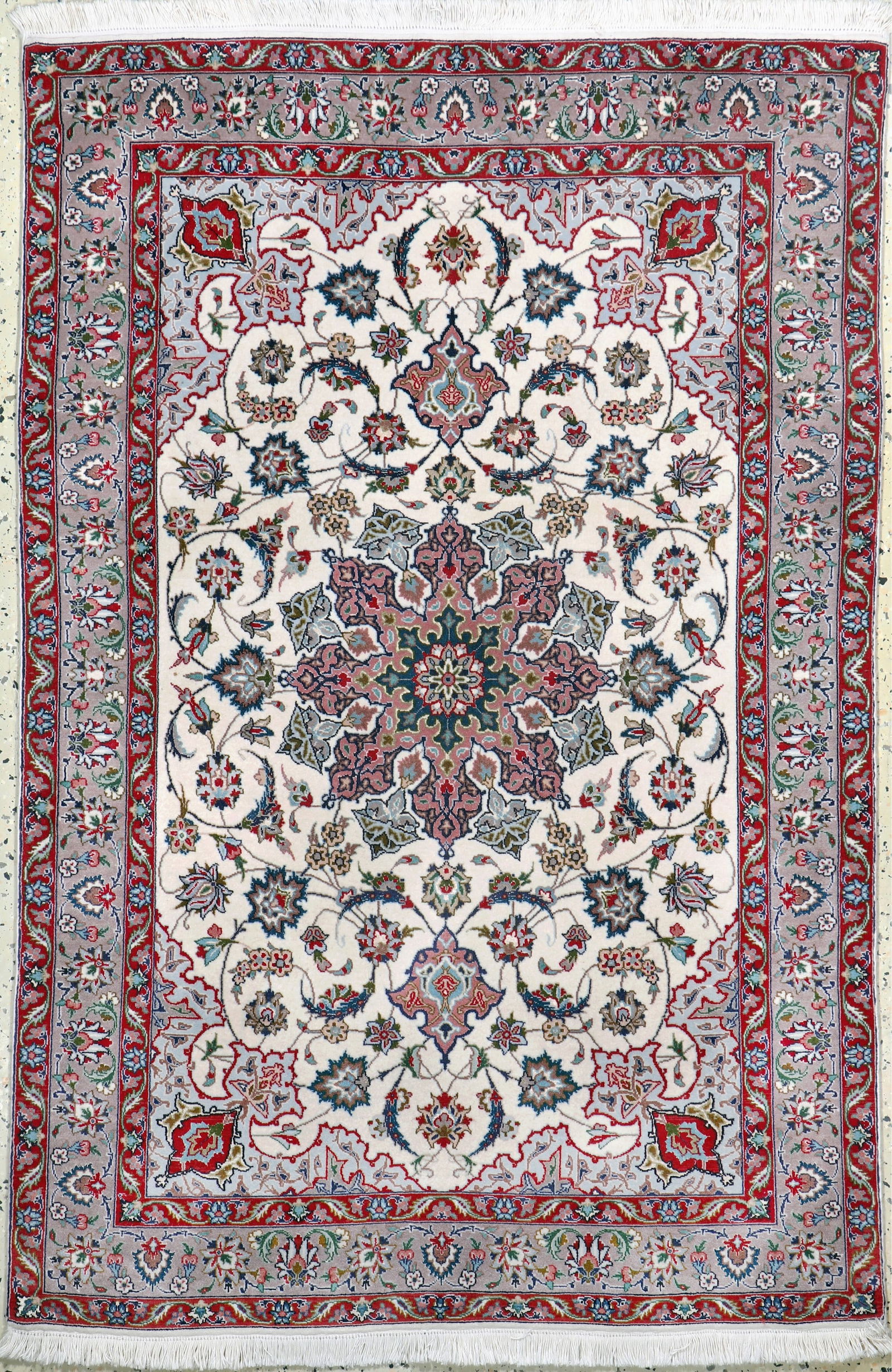 Tabriz fine(50 Raj), Persia, late 20th centurycorkwool (1 of 6)
