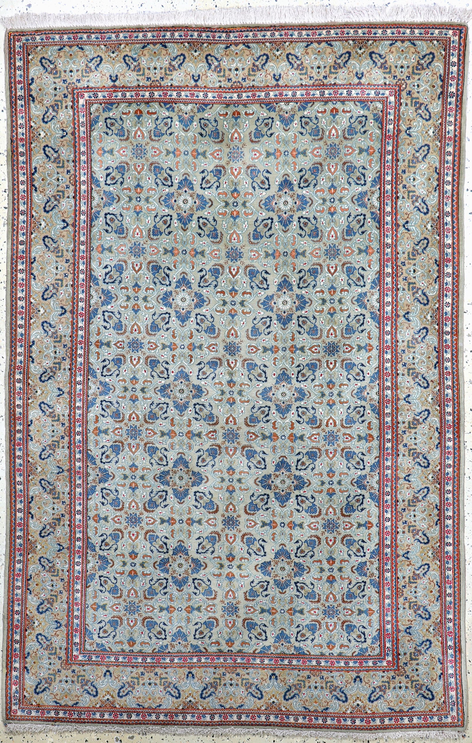 Kashan old, Persia, mid-20th century, wool on cotton (1 of 6)