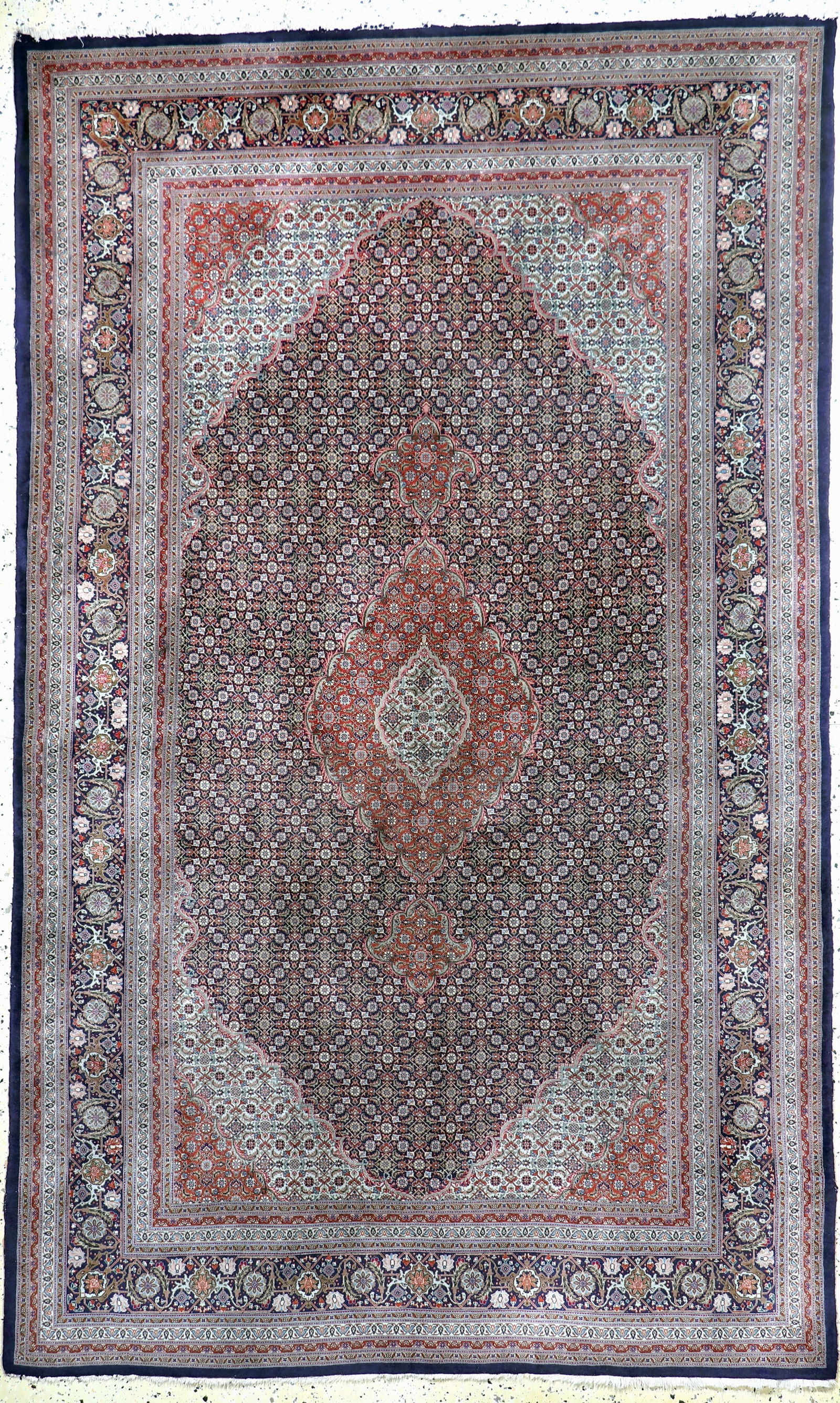 Tabriz fine(60 Raj), Persia, mid-20th century,corkwool (1 of 8)