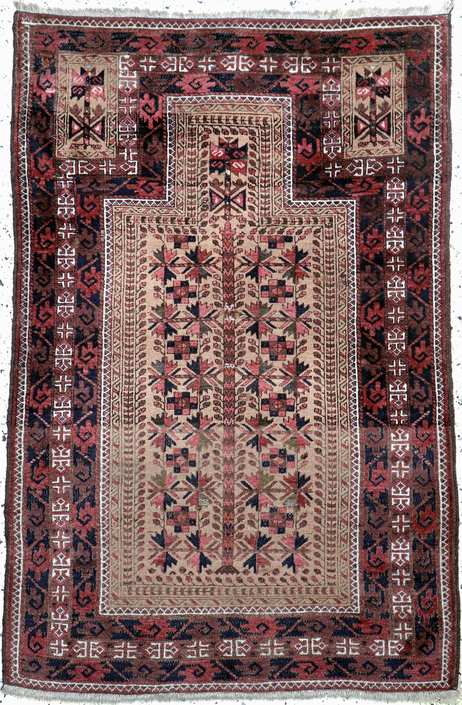Baloch#'Prayer Rug#', Persia, early 20th century (1 of 6)