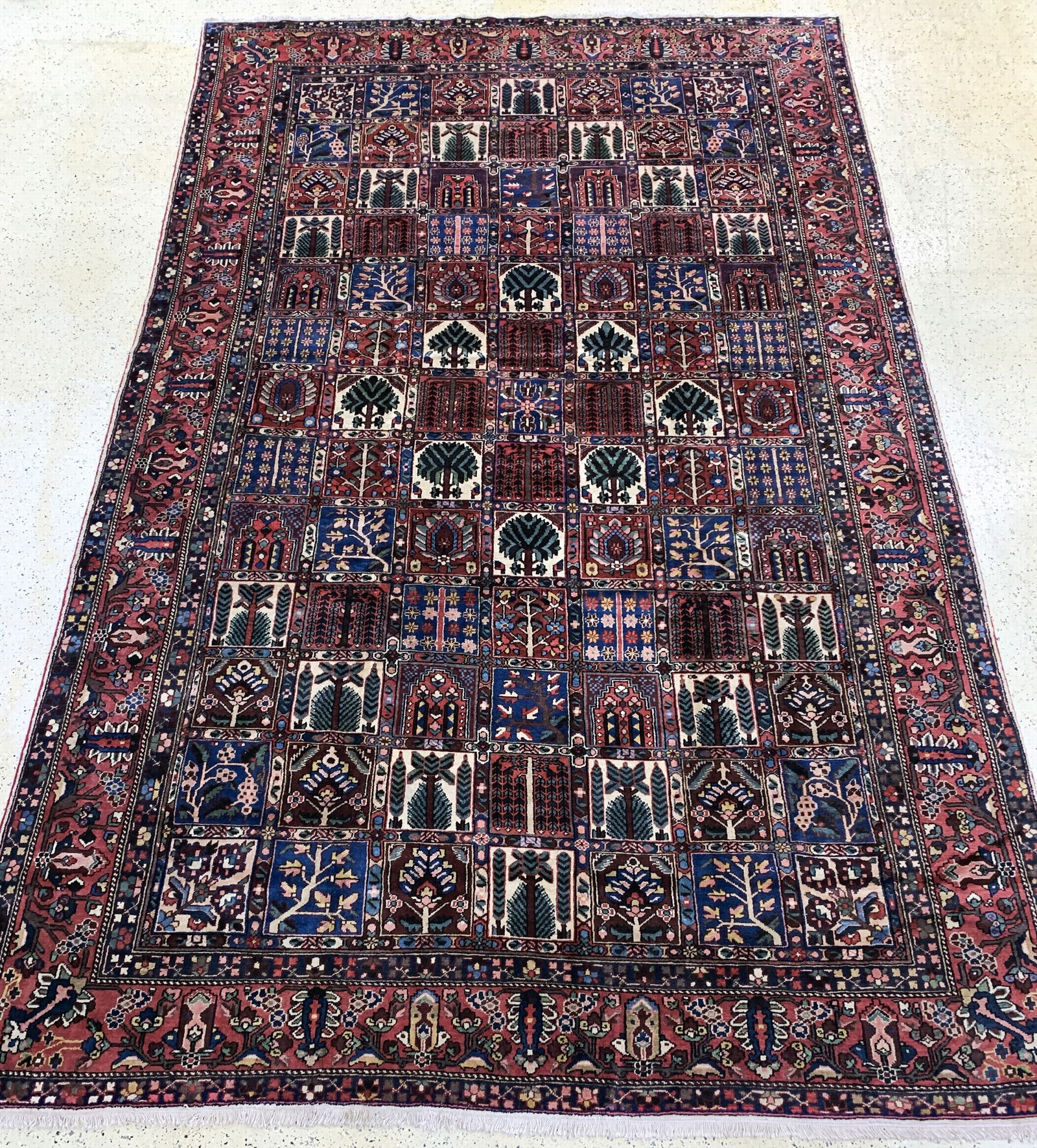 #'Fields#'Bakhtiar, Persia, mid-20th century, wool on (1 of 12)