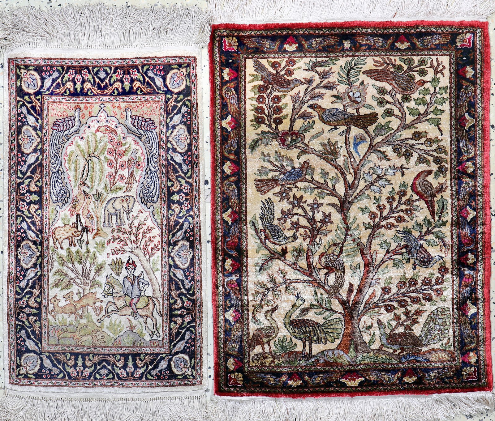 2 lots of Qum silk, Egypt, mid-20th century, pure natural (1 of 5)