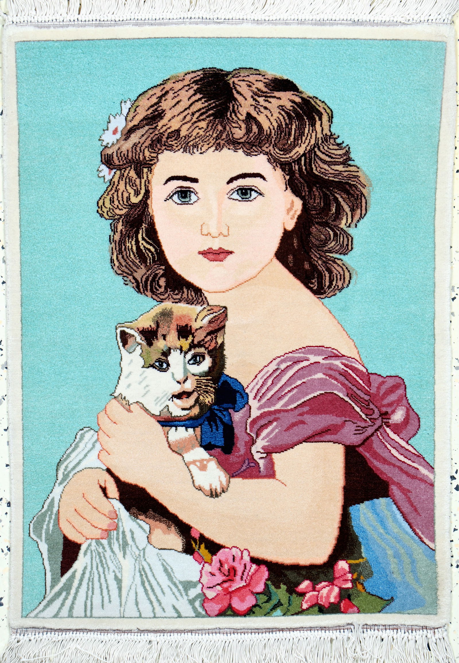 Tabriz fine(50 Raj), Persia, mid-20th century,corkwool on: Tabriz fine(50 Raj), Persia, mid-20th century,corkwool on cotton, approx. 75 x 55 cm, approx. 500,000 Kn/sm, condition: 2. Rugs, Carpets & Flatweaves