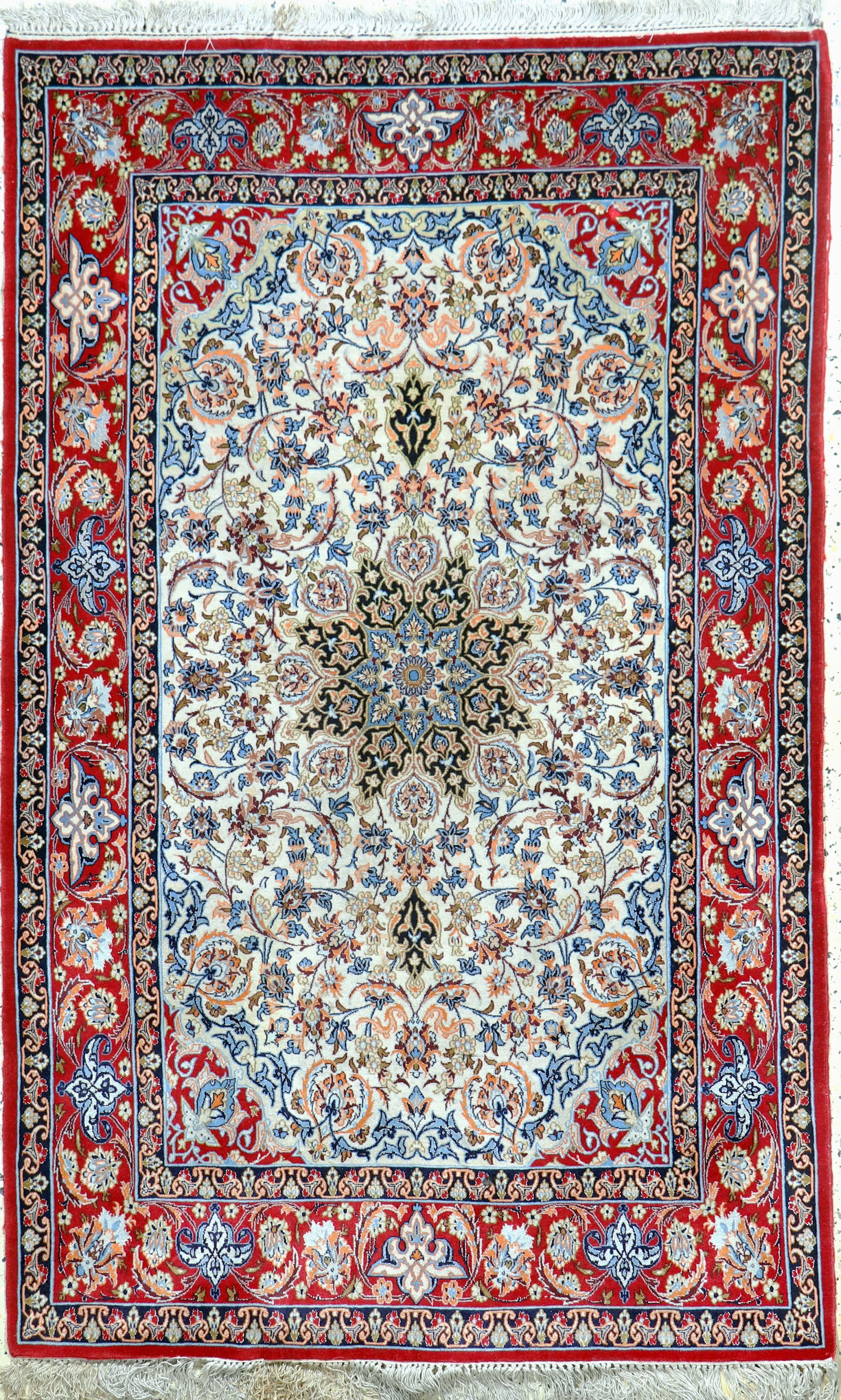 Isfahan fine, Persia, late 20th century, corkwool (1 of 6)