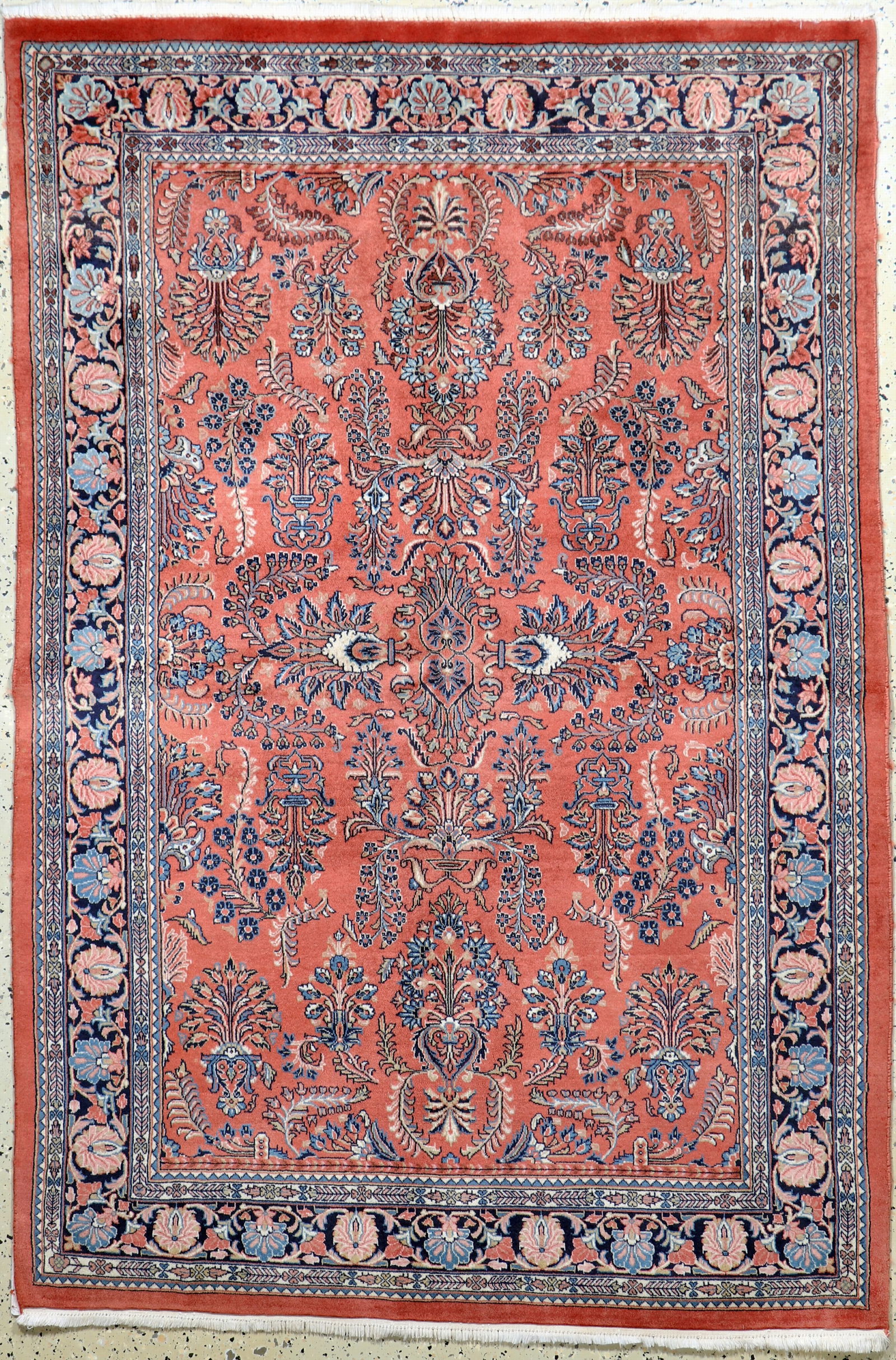 Saruk very fine, Persia, mid-20th century, corkwool on: Saruk very fine, Persia, mid-20th century, corkwool on cotton, approx. 190 x 128 cm, condition: 2. Rugs, Carpets & Flatweaves