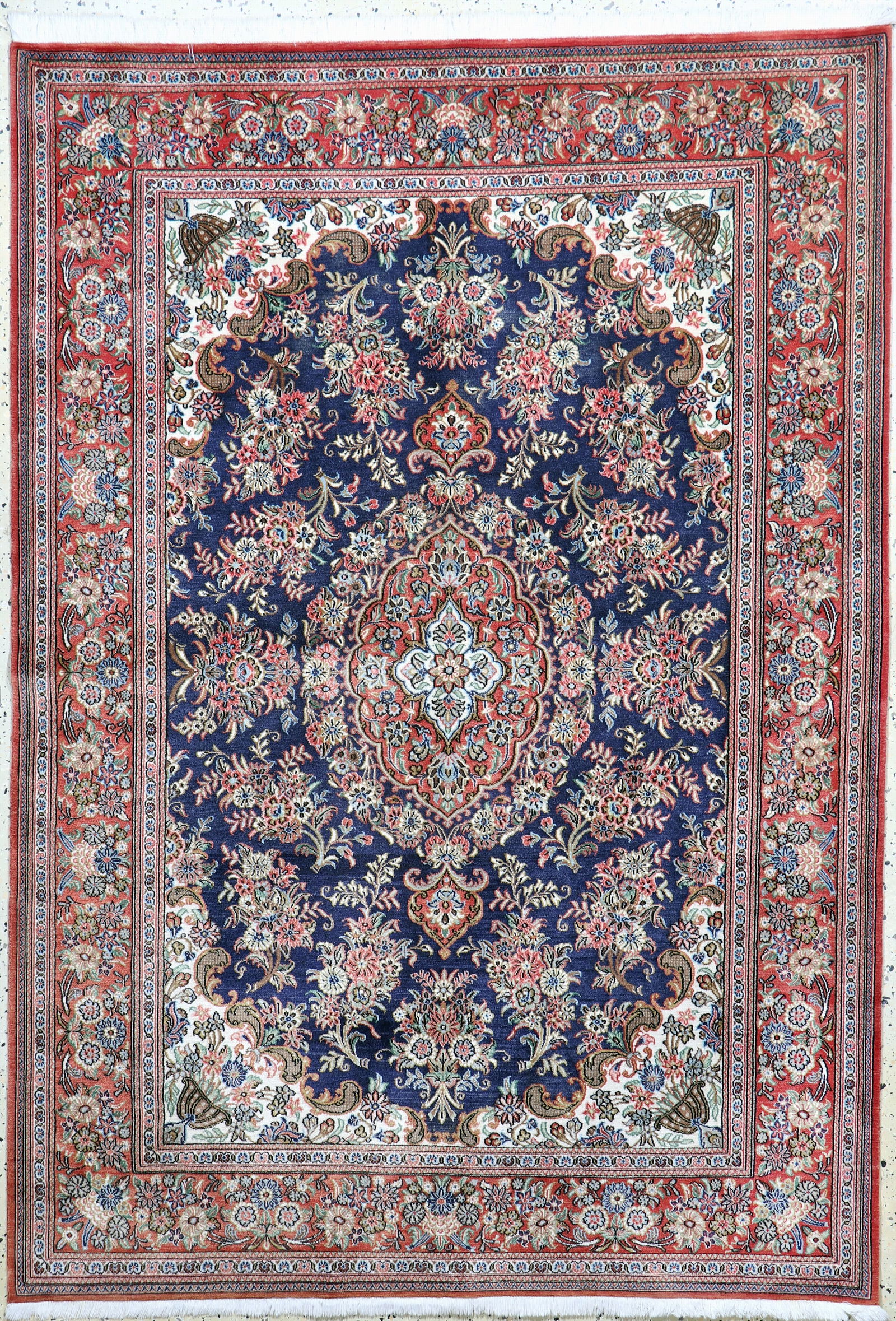 Qum cork, Persia, late 20th century, corkwool on cotton (1 of 8)