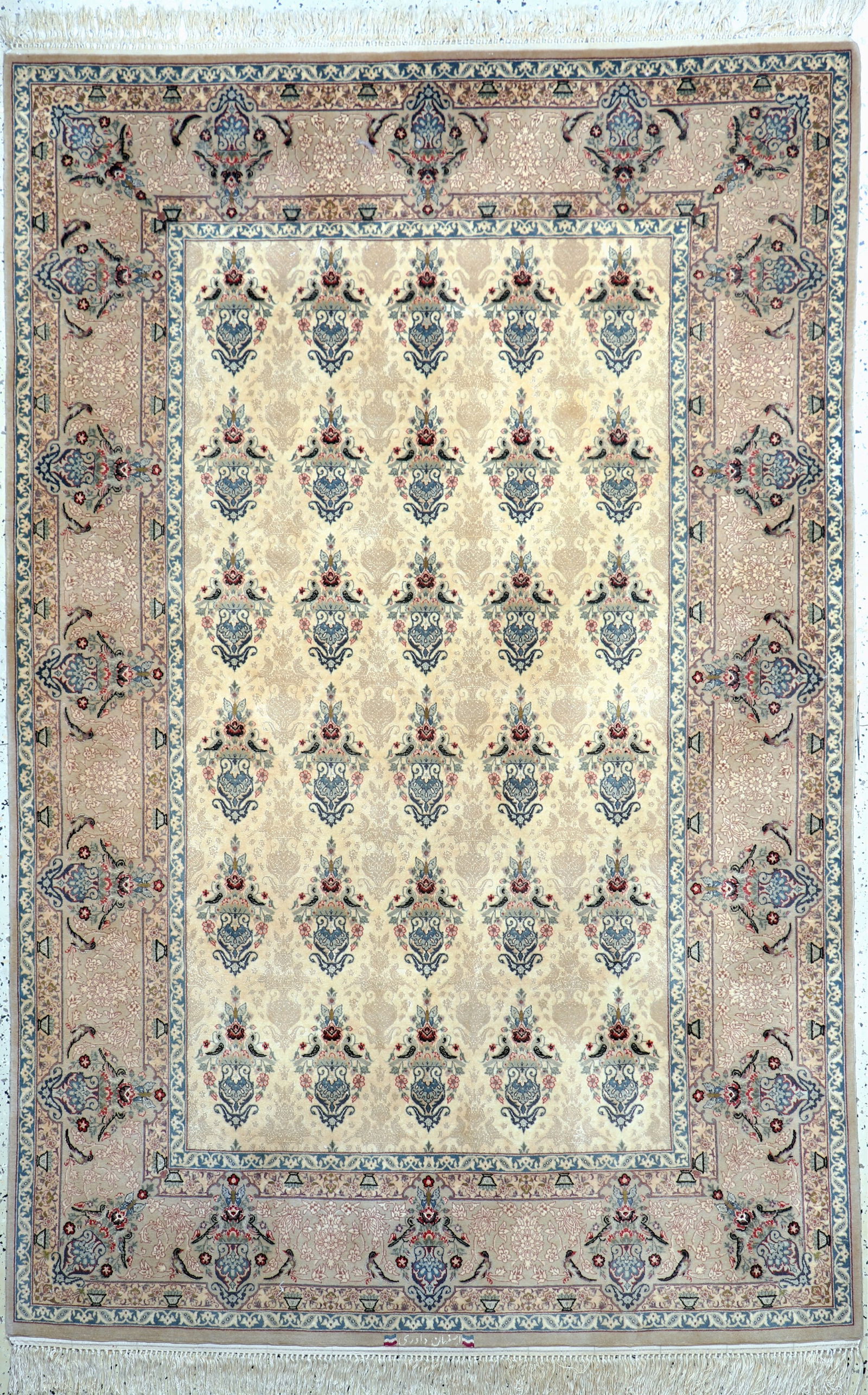 Isfahan fine Persia, signed#'Davari#', late 20th (1 of 9)