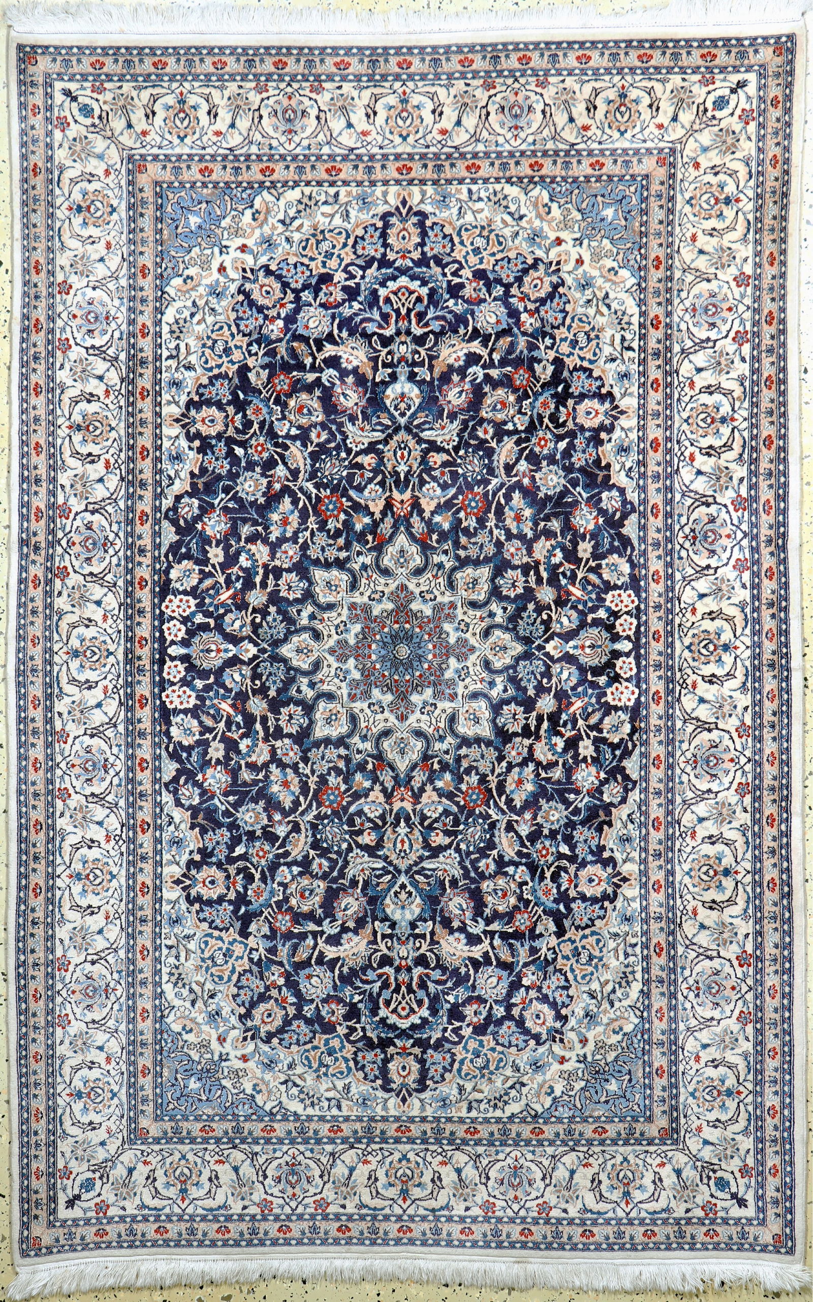 Nain fine(6 La), Persia, mid-20th century, corkwool (1 of 7)