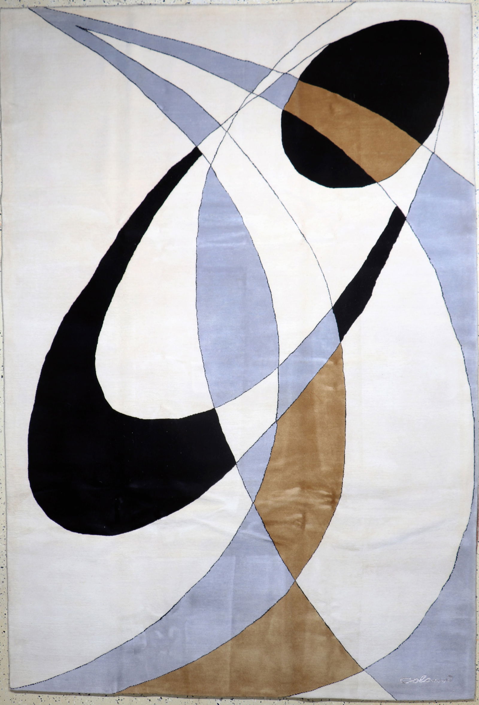 Colani fine sign., late 20th century, corkwool (1 of 9)