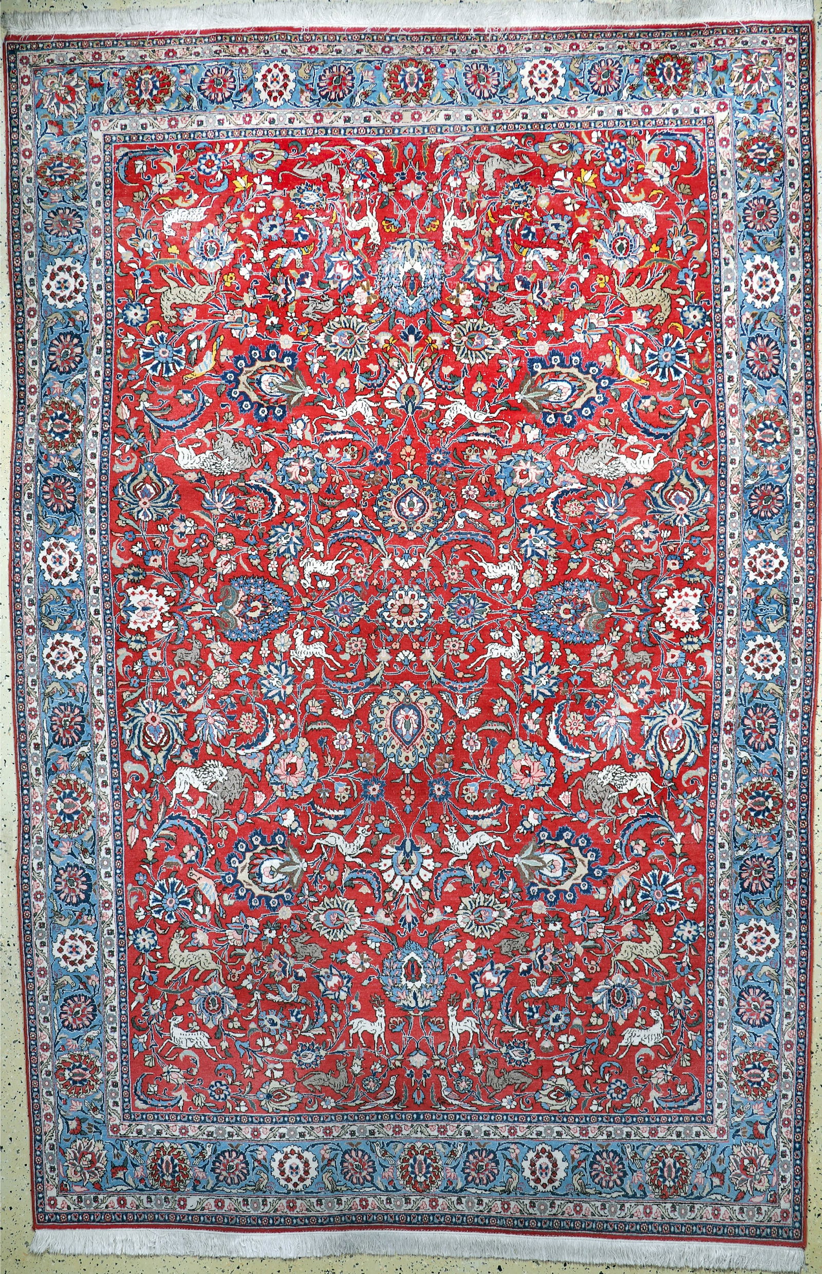 Qum cork, Persia, early 20th century, cork wool on (1 of 8)