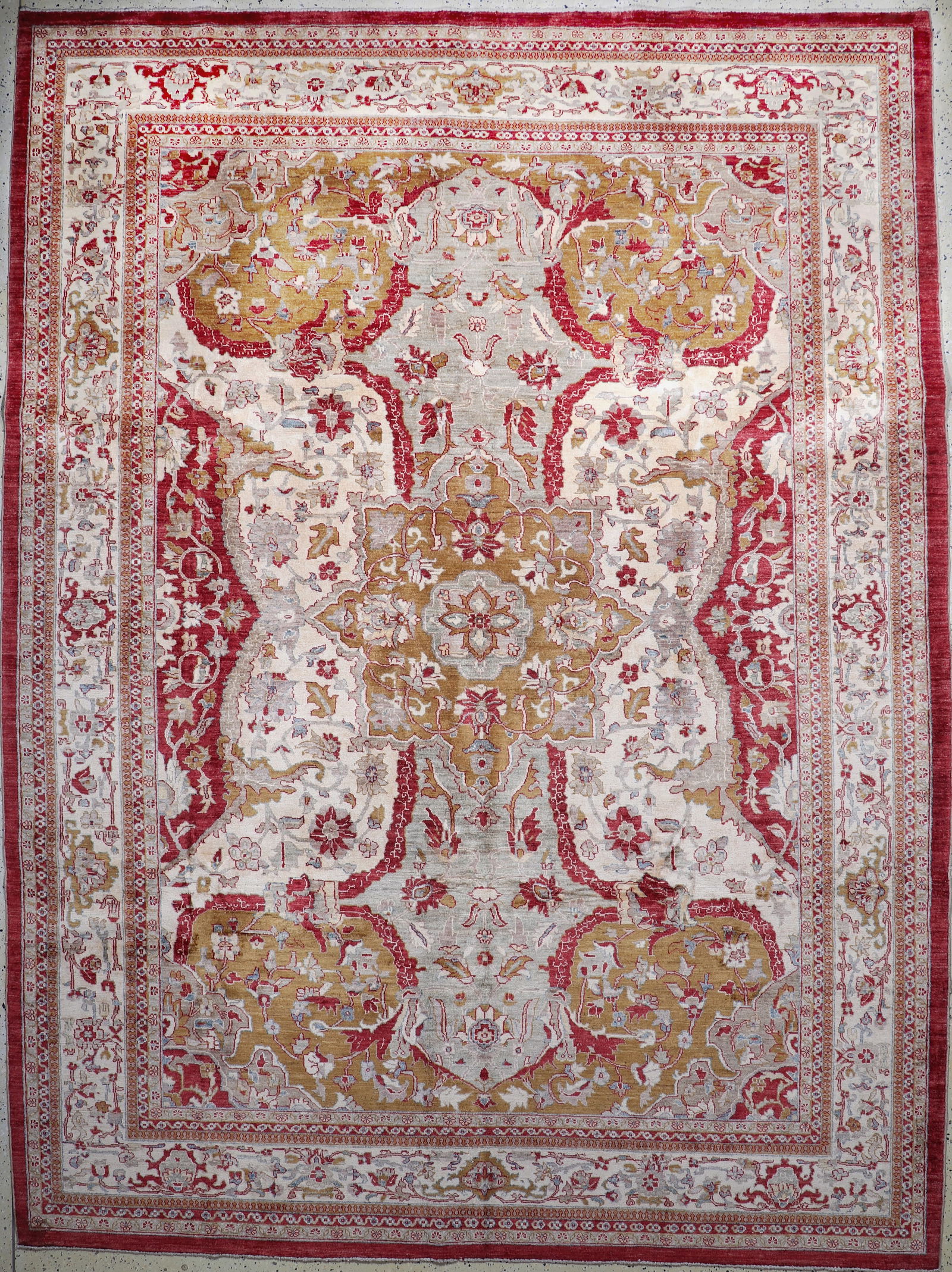 Ziegler, Pakistan, late 20th century, wool on cotton (1 of 9)