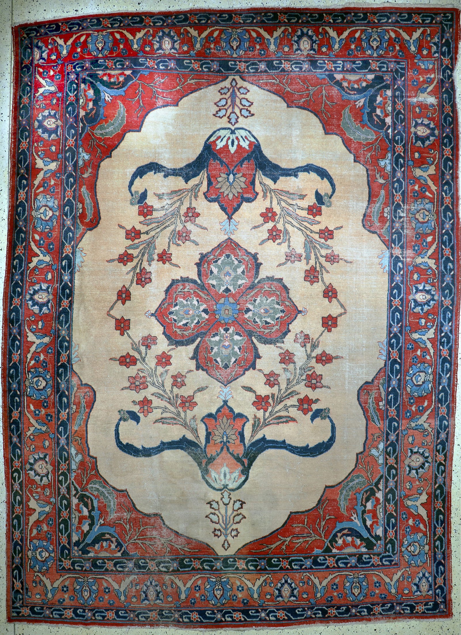 Antique Tabriz, Persia, around 1900, wool on cotton (1 of 10)