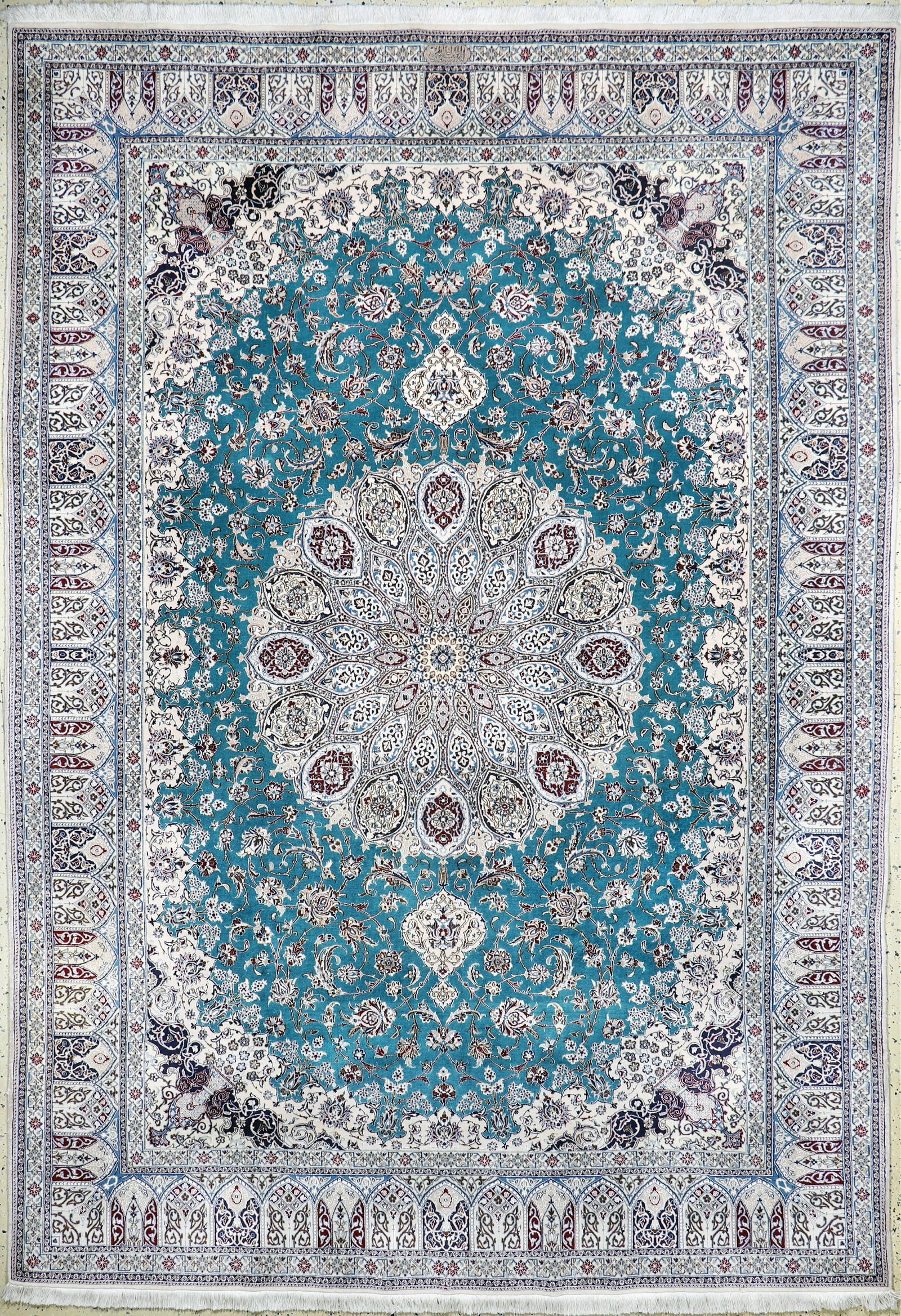 Nain fine(6 La) Persia, signed#'Habibian#', late 20th (1 of 13)