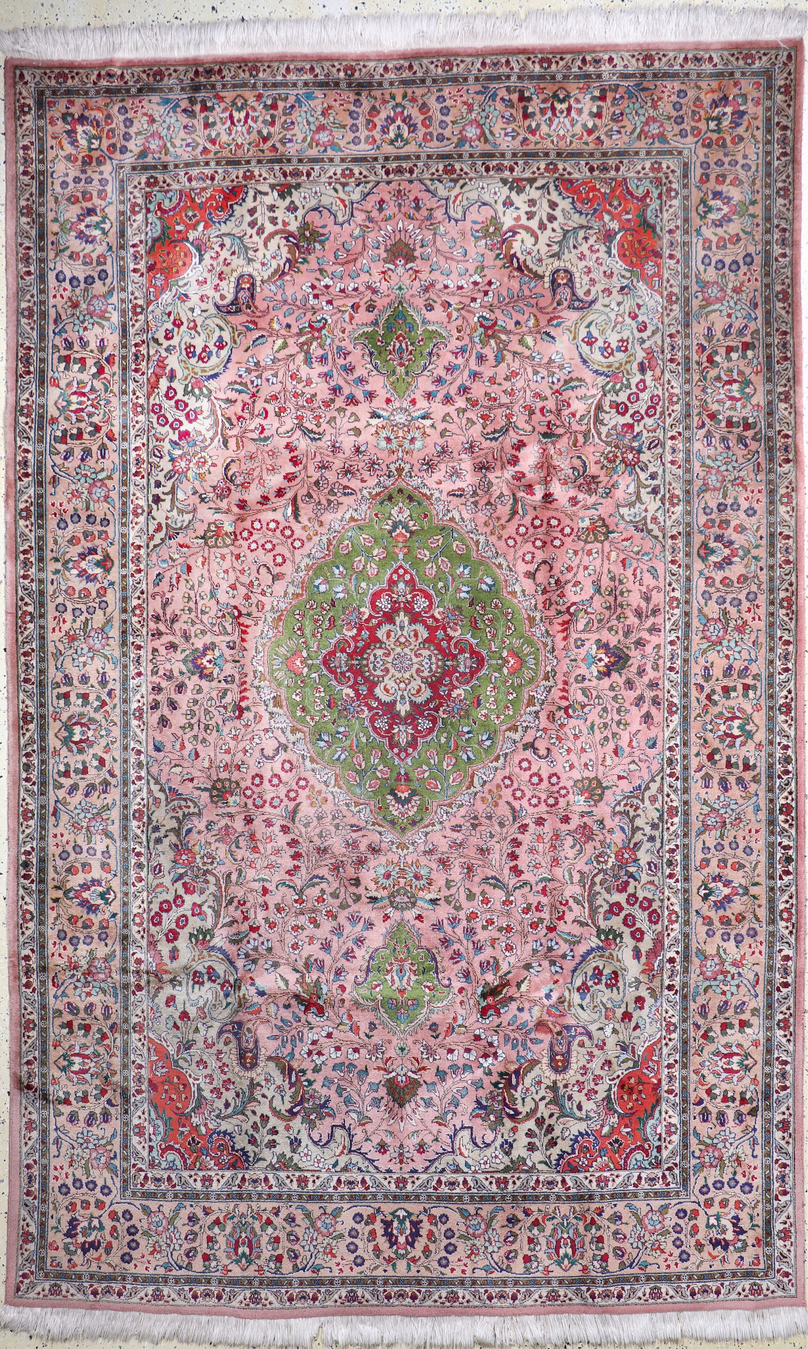 Tabriz fine(40 Raj), Persia, mid-20th century,corkwool on (1 of 10)