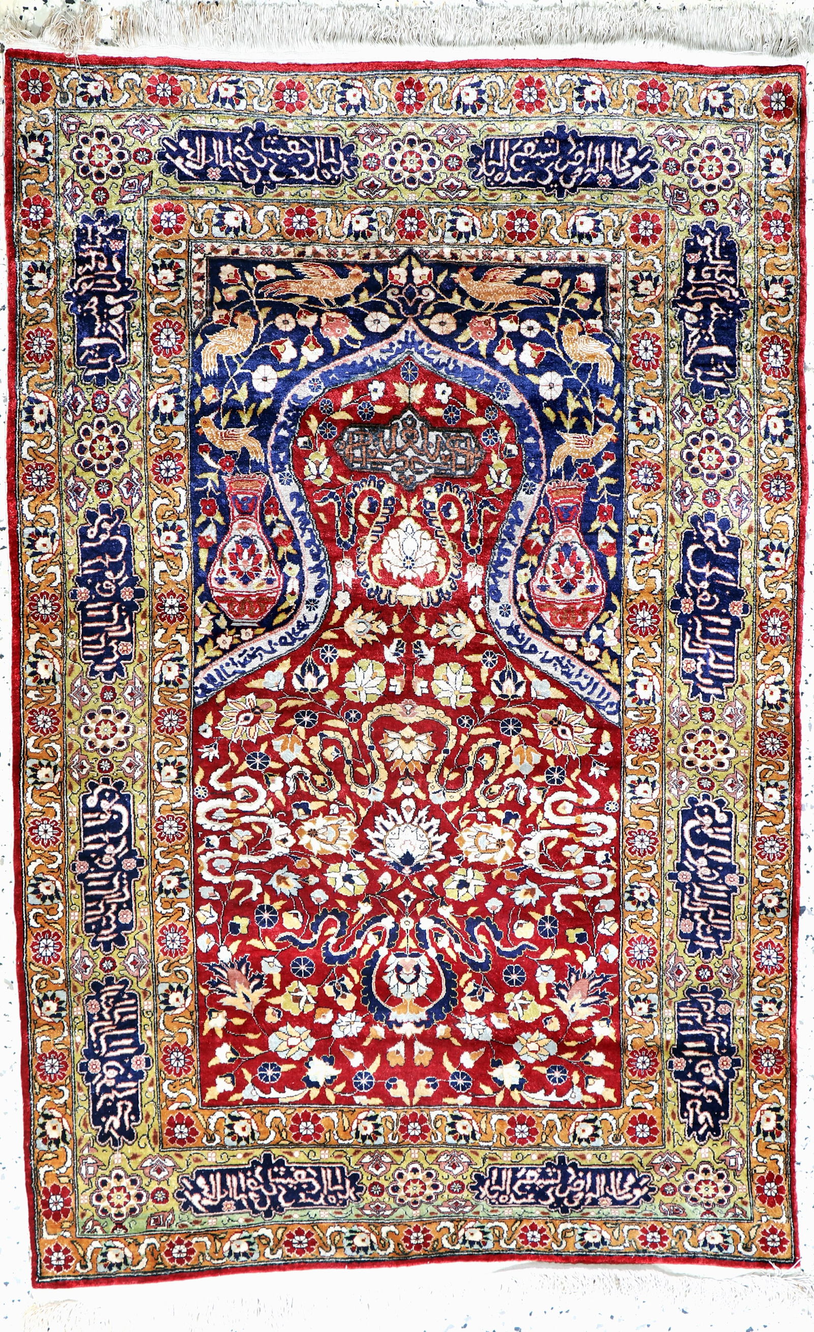 Silk Kayseri, Turkey, mid-20th century, pure natural (1 of 9)