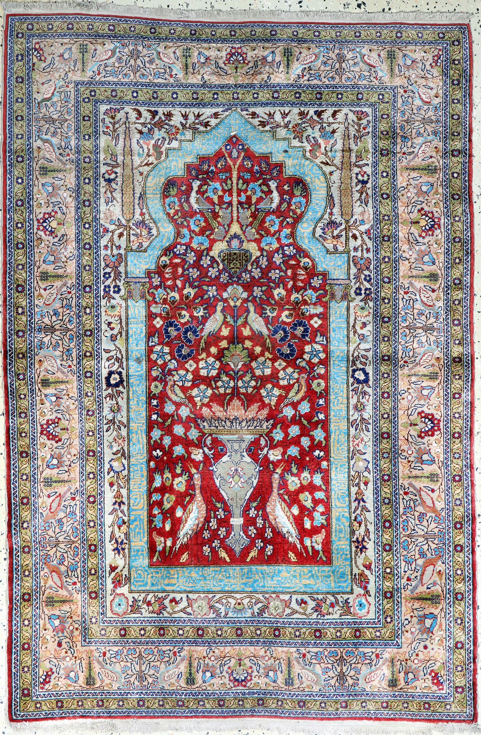 Kayseri silk, Turkey, mid-20th century, pure natural (1 of 6)