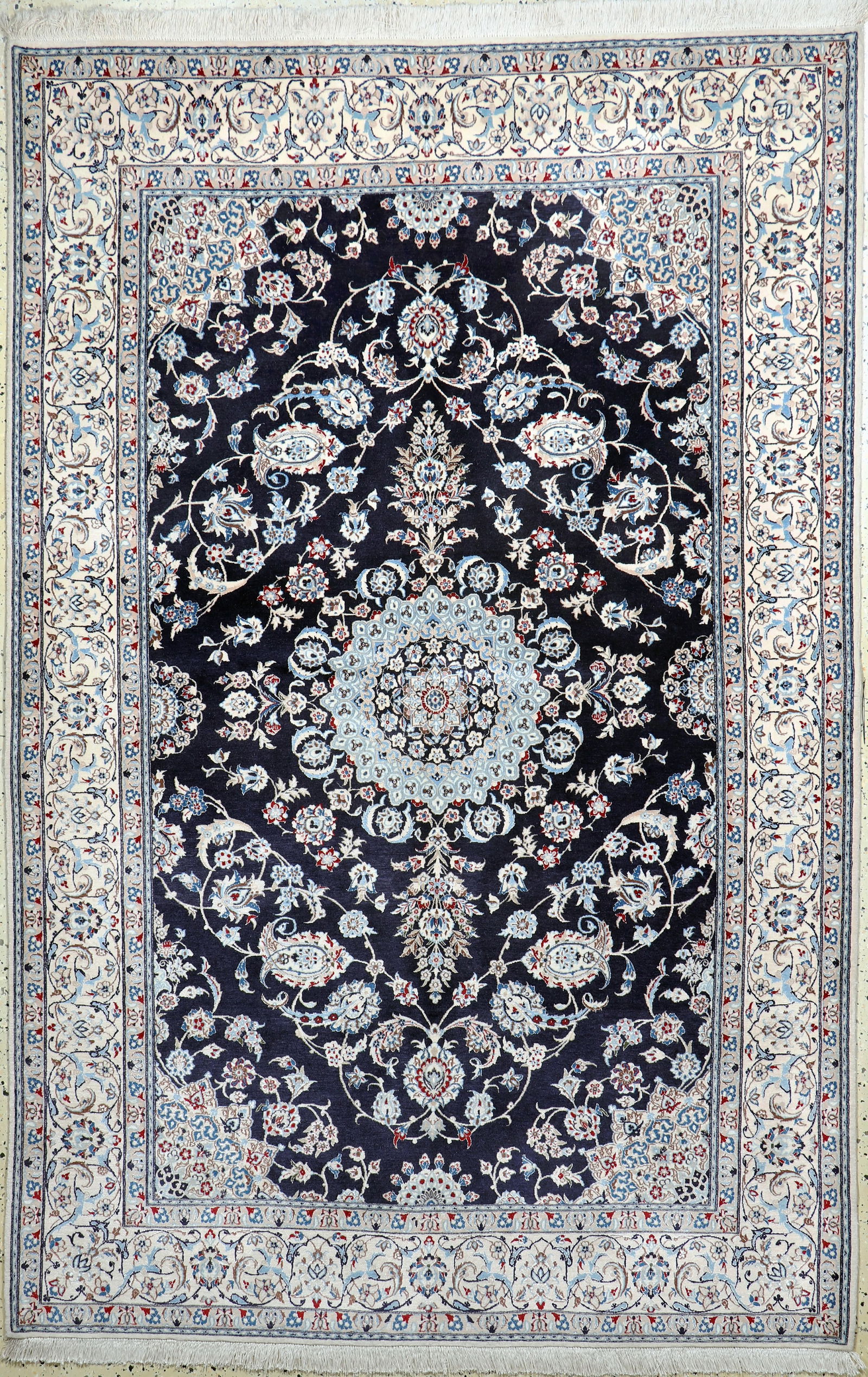 Nain fine(6 La), Persia, late 20th century, corkwool (1 of 8)