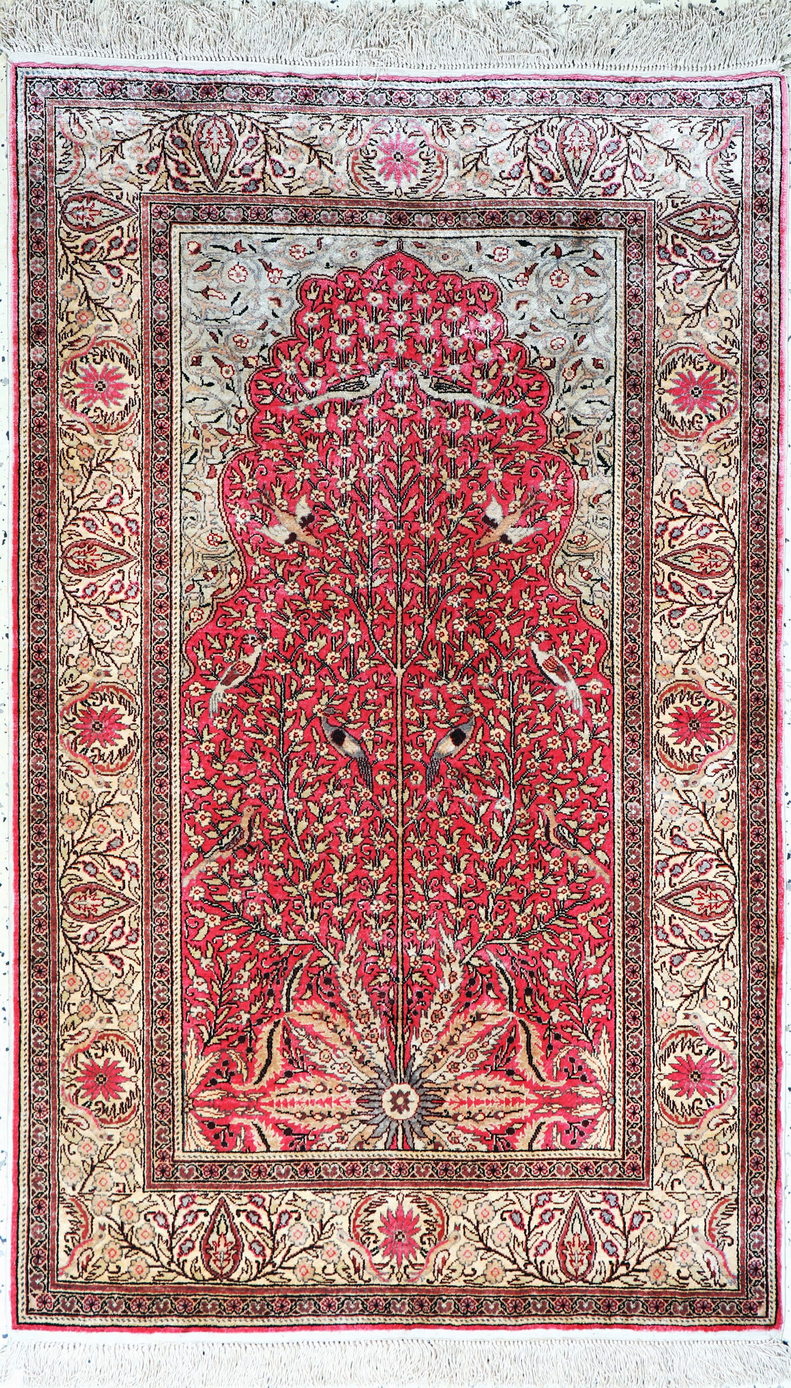 Silk Kayseri, Turkey, mid-20th century, pure natural (1 of 6)