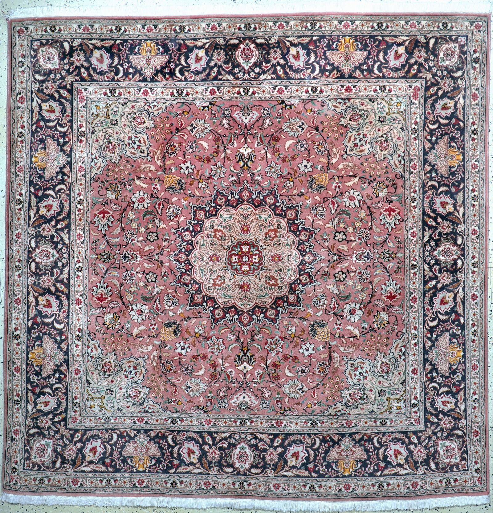 Tabriz fine(50 Raj), Persia, mid-20th century,corkwool (1 of 9)