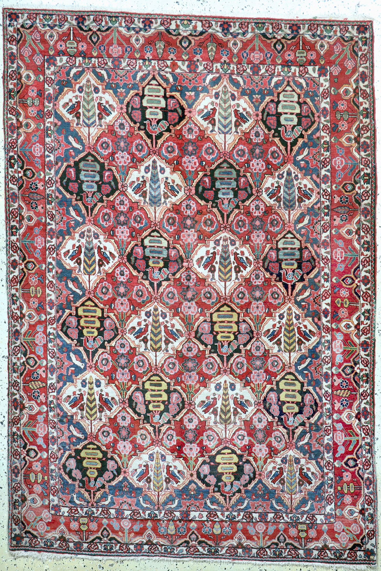 Saman Bakhtiar, Persia, early 20th century, wool on (1 of 7)